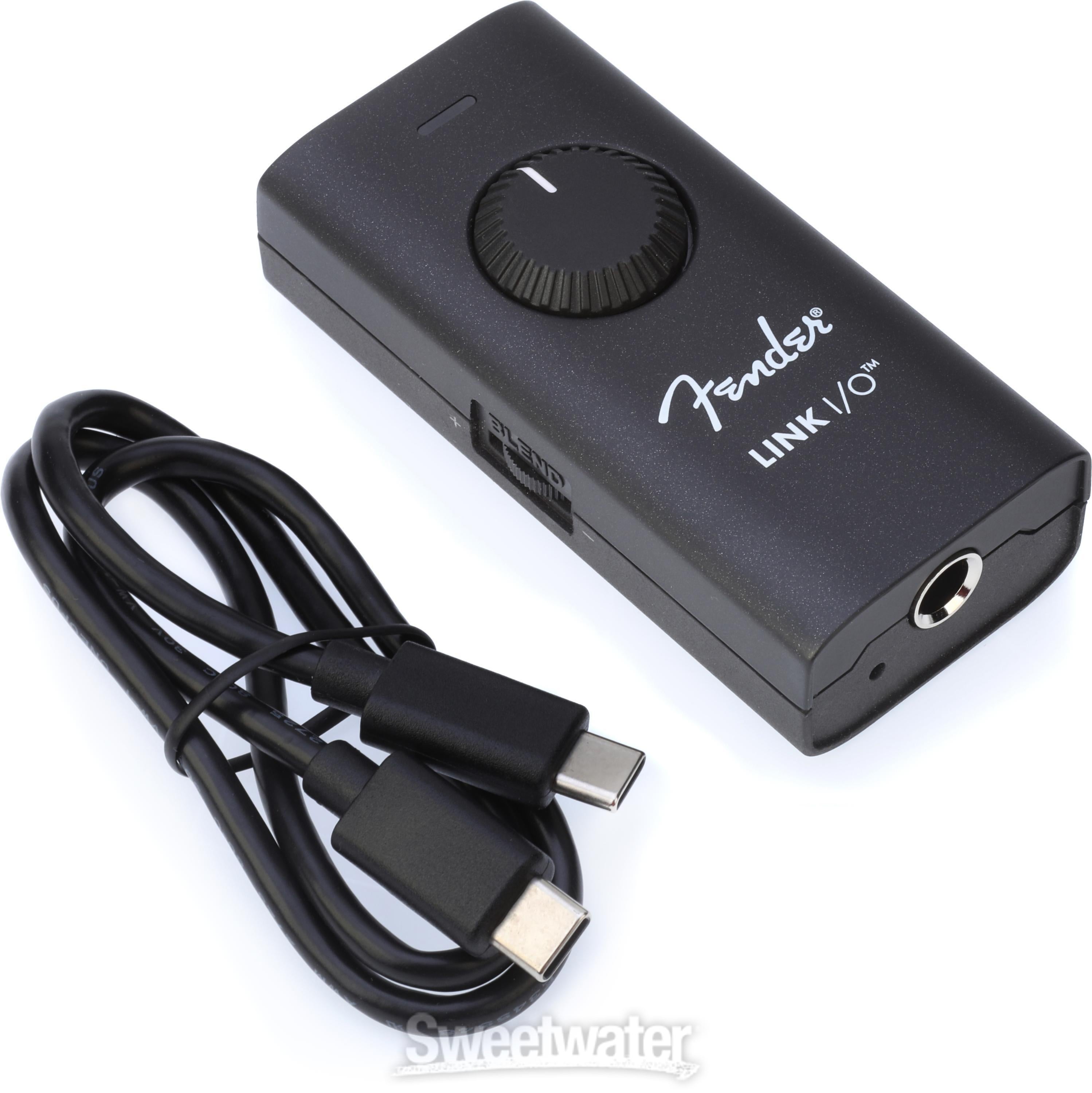 DTM・DAW Fender Link I/O USB Audio Interface Fender Link I/O Portable USB-C Audio Interface | Sweetwater
