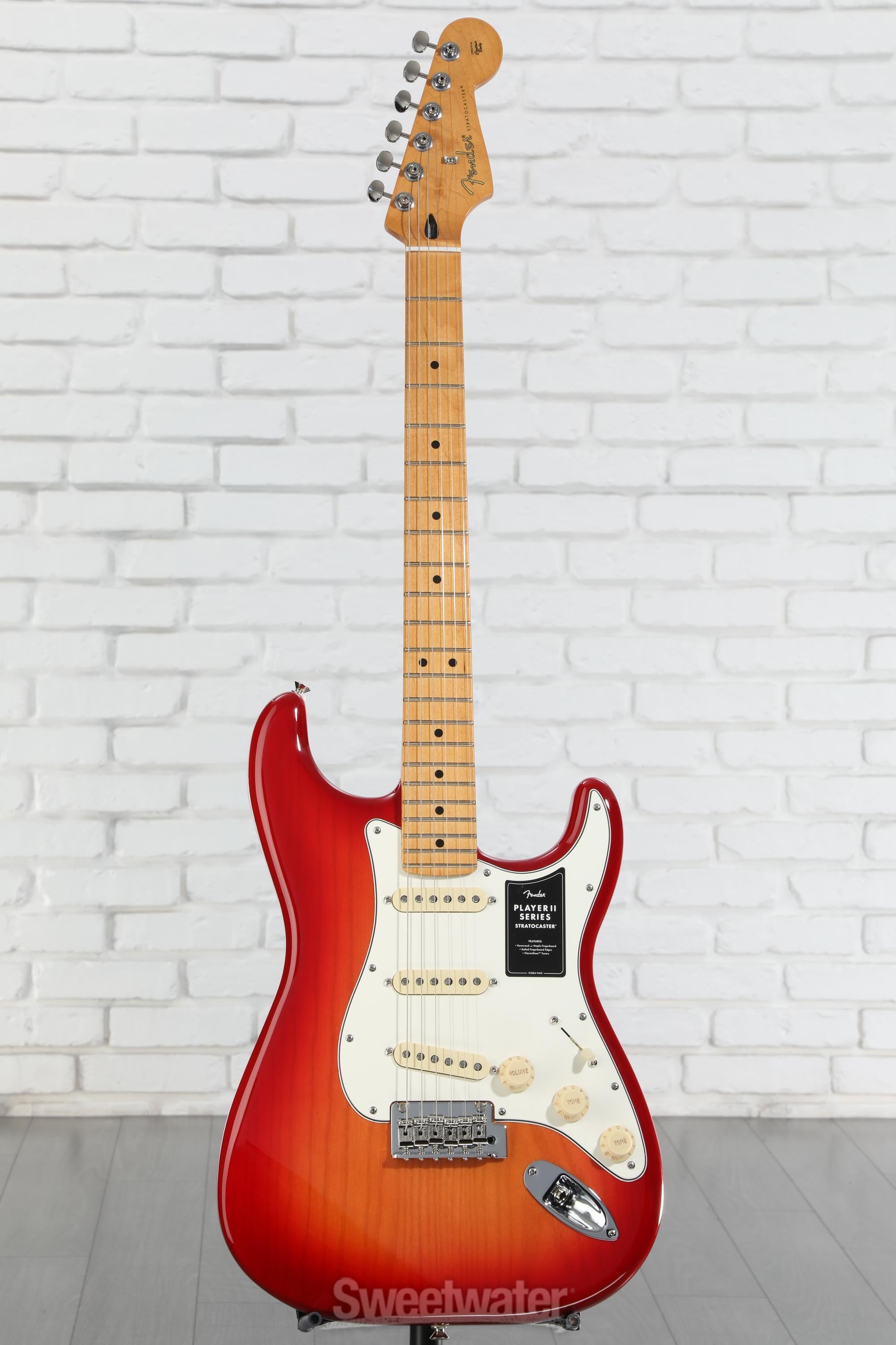 Fender Player II Stratocaster Electric Guitar - Aged Cherry