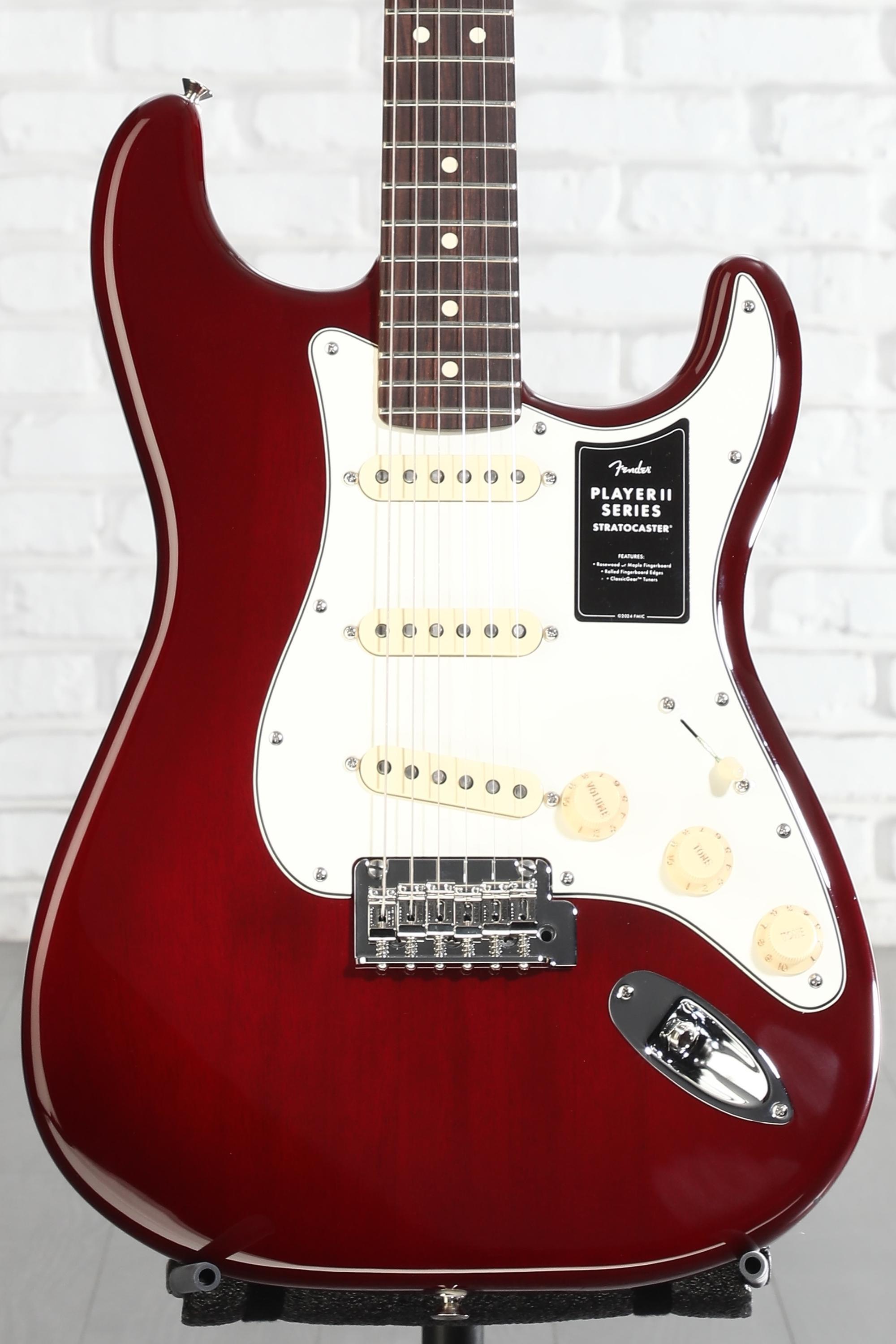 Fender Player II Stratocaster Electric Guitar - Transparent Cherry