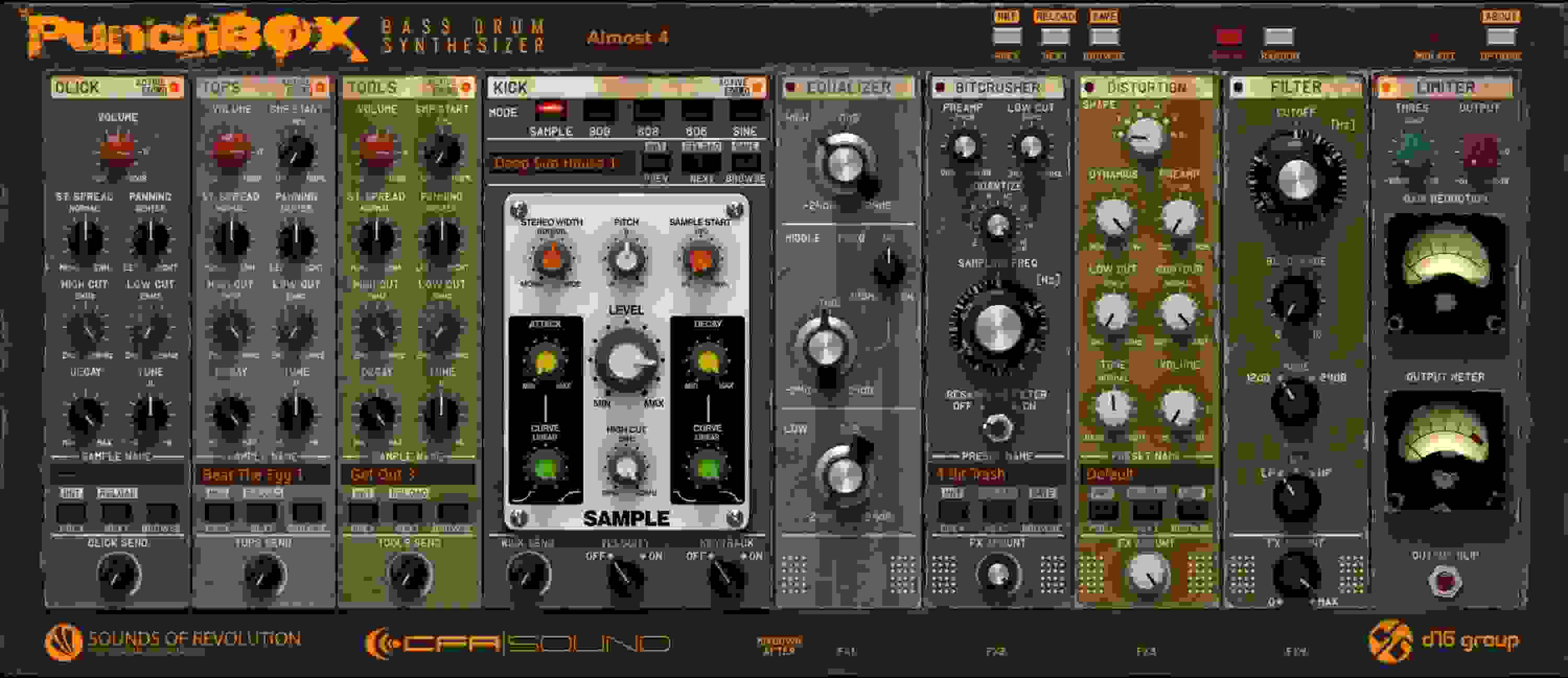 D16 Group PunchBOX Kick Drum Virtual Instrument Plugin Sweetwater