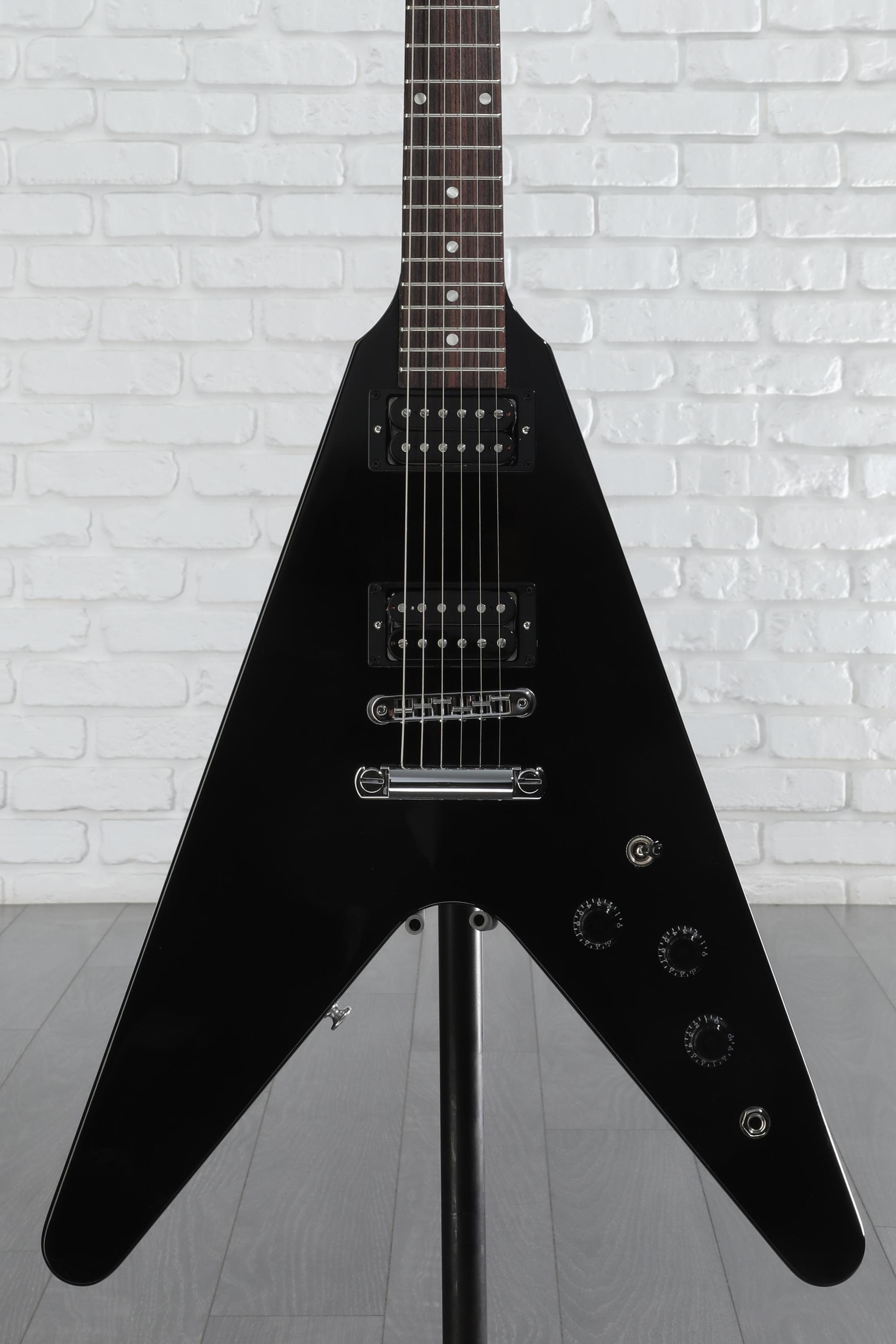 Gibson 80s Flying V Solidbody Electric Guitar - Ebony