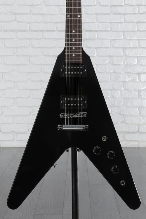 Gibson 80s Flying V Solidbody Electric Guitar - Ebony