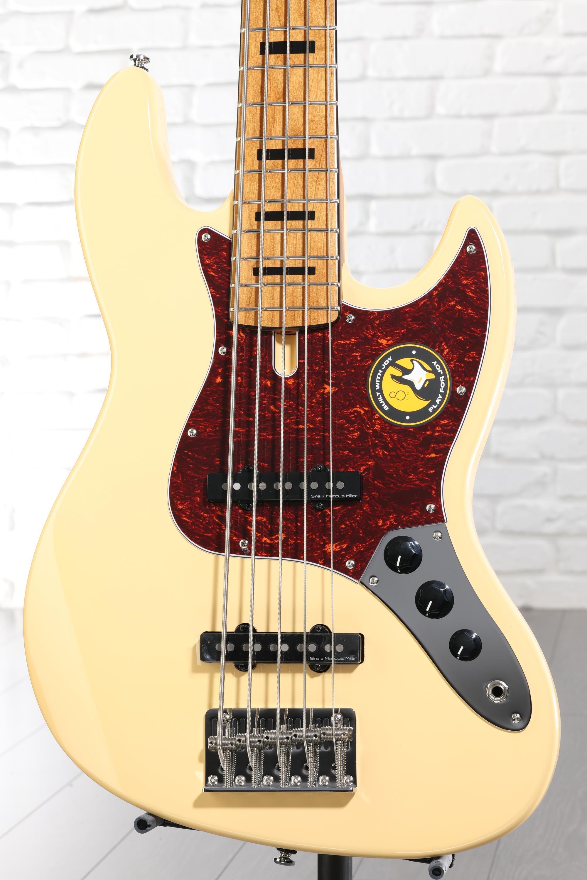 Sire Marcus Miller V5 Alder 5-string Bass Guitar - Vintage White