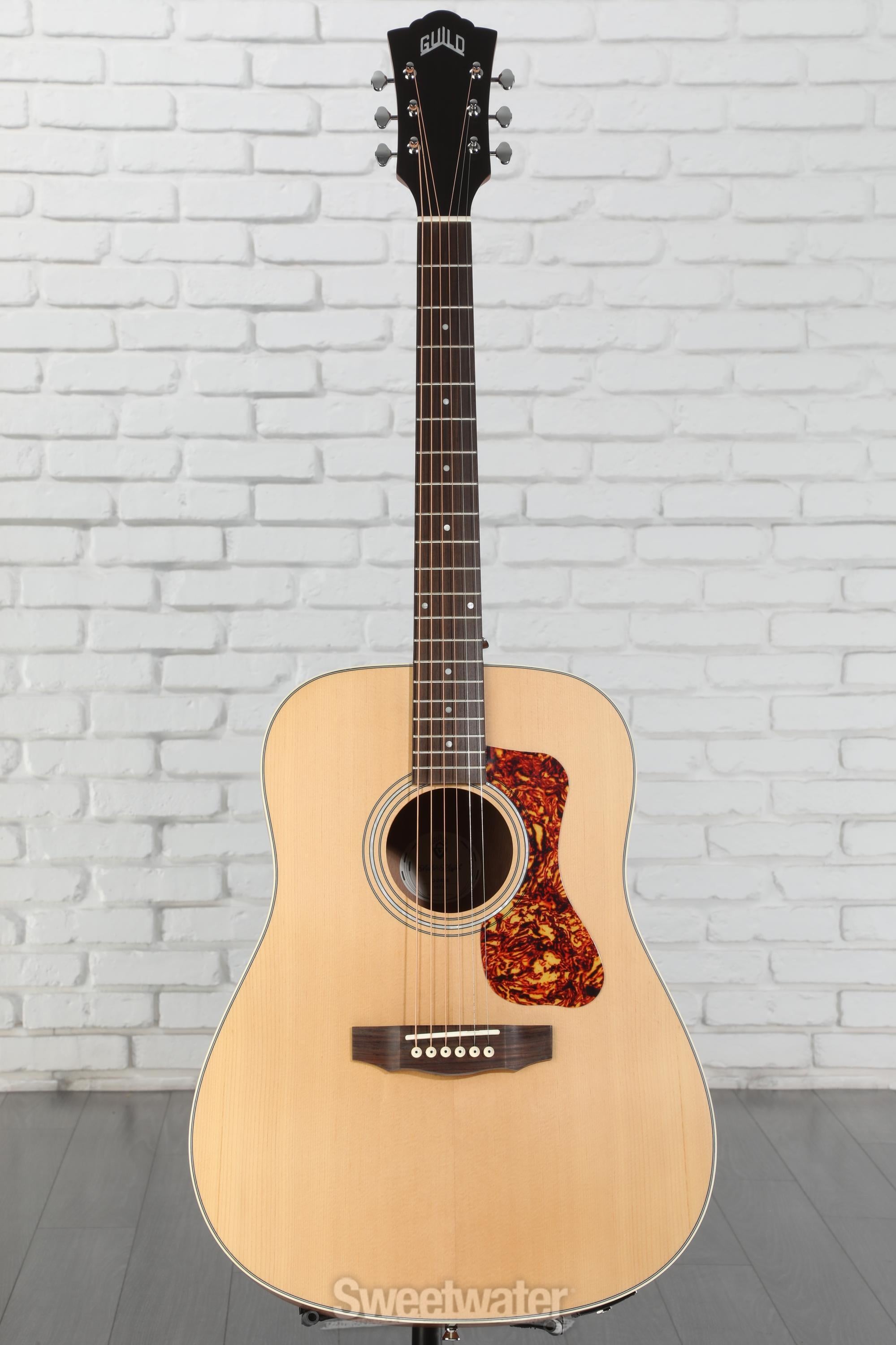 Guild D-240E Acoustic-Electric Guitar - Natural Reviews | Sweetwater