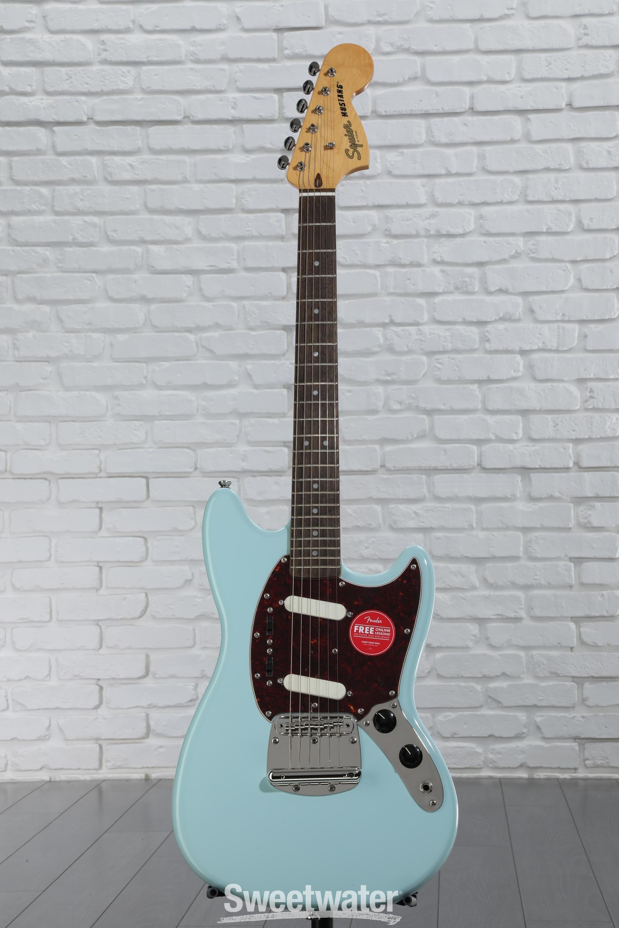 Squier Classic Vibe '60s Mustang Electric Guitar - Sonic