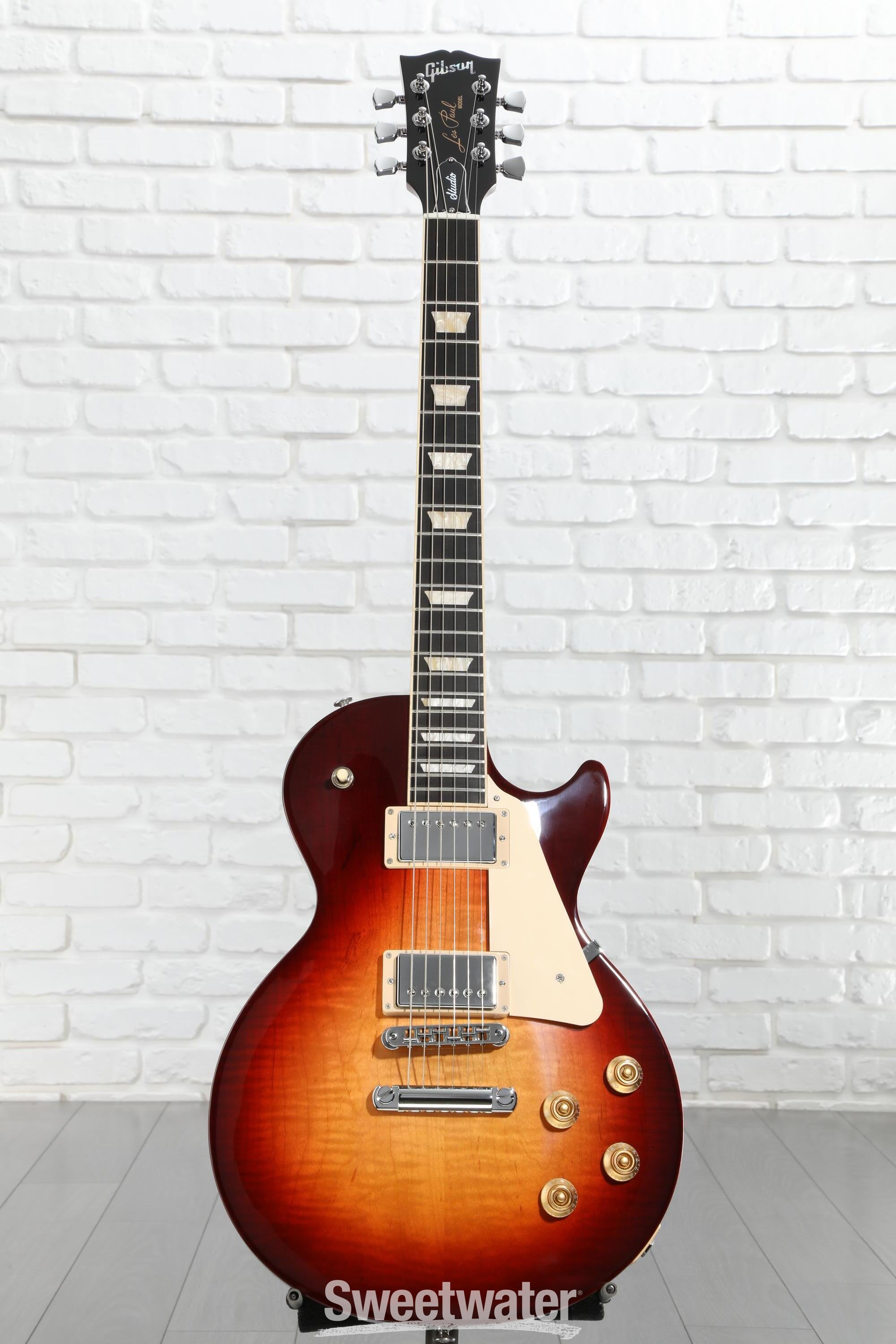 ギター Gibson Les Paul Studio Gibson Les Paul Studio Session Electric Guitar - Bourbon Burst