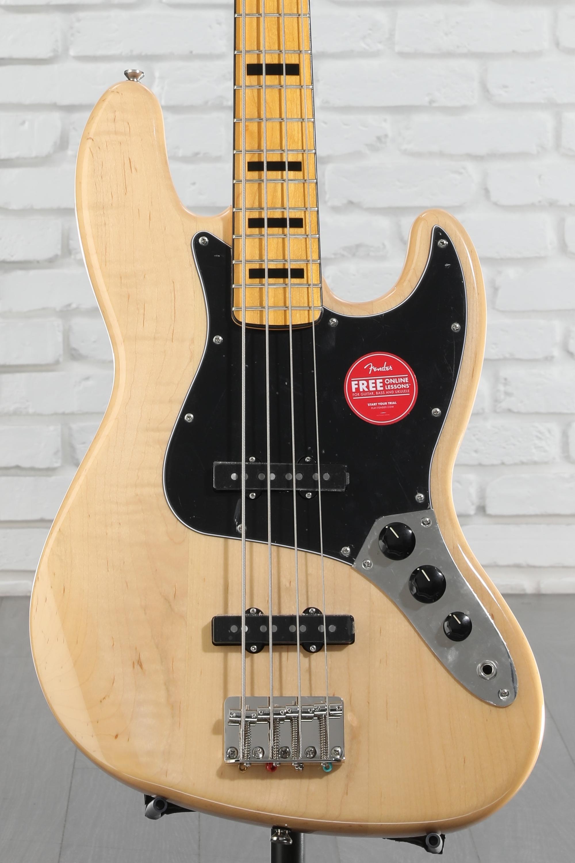 Squier Classic Vibe '70s Jazz Bass - Natural | Sweetwater