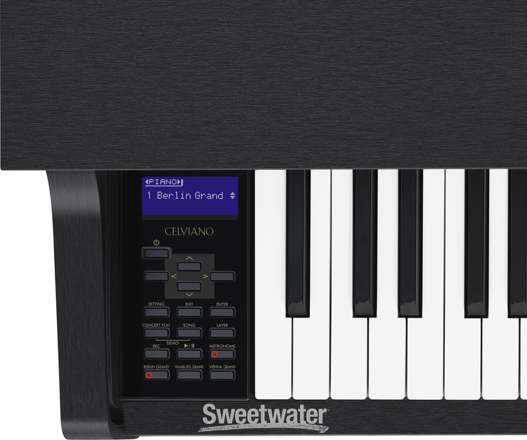 Casio GP-310 Grand Hybrid Piano with Bench - Black Finish | Sweetwater