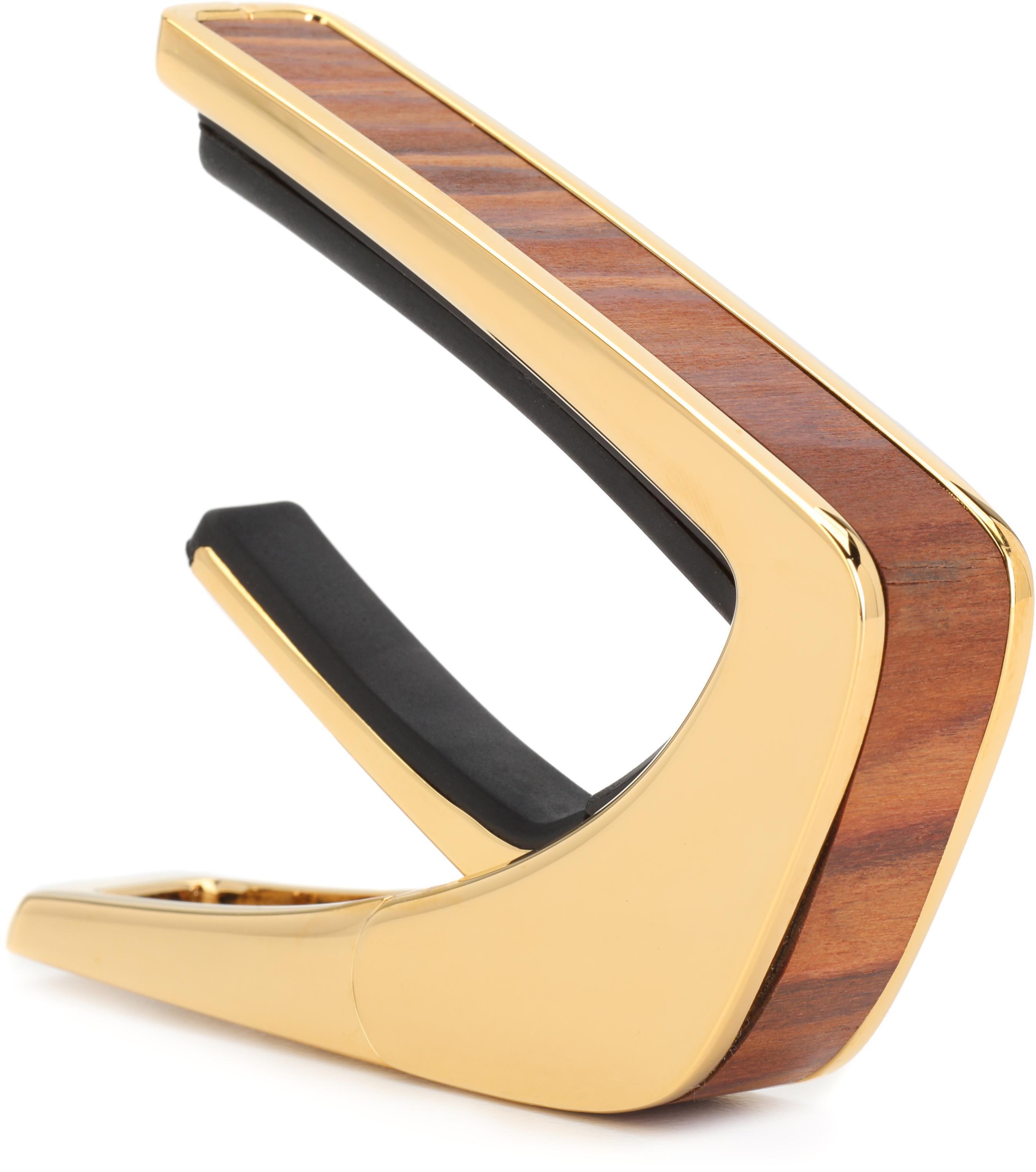 Photo of Thalia Wood Collection Capo - 24-karat Gold with Santos Rosewood
