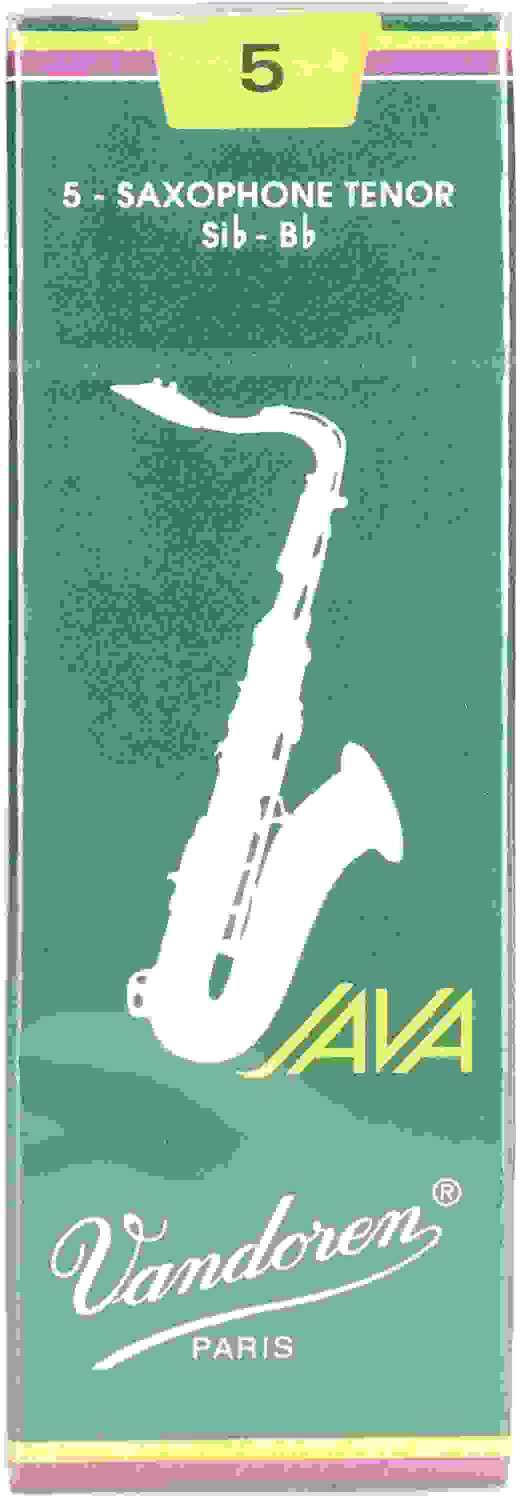 Vandoren JAVA Tenor Saxophone Reeds - 5.0, 5-pack
