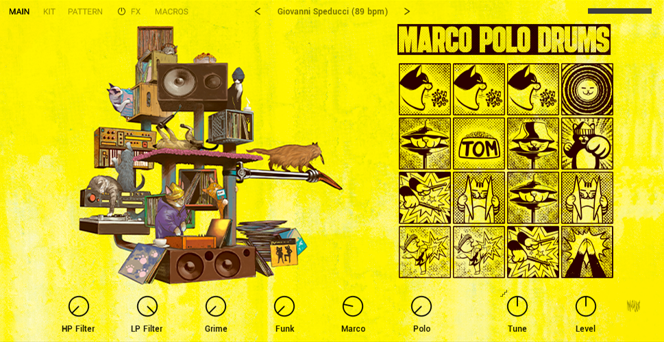 Photo of Native Instruments Marco Polo Drums Virtual Instrument Plug-in