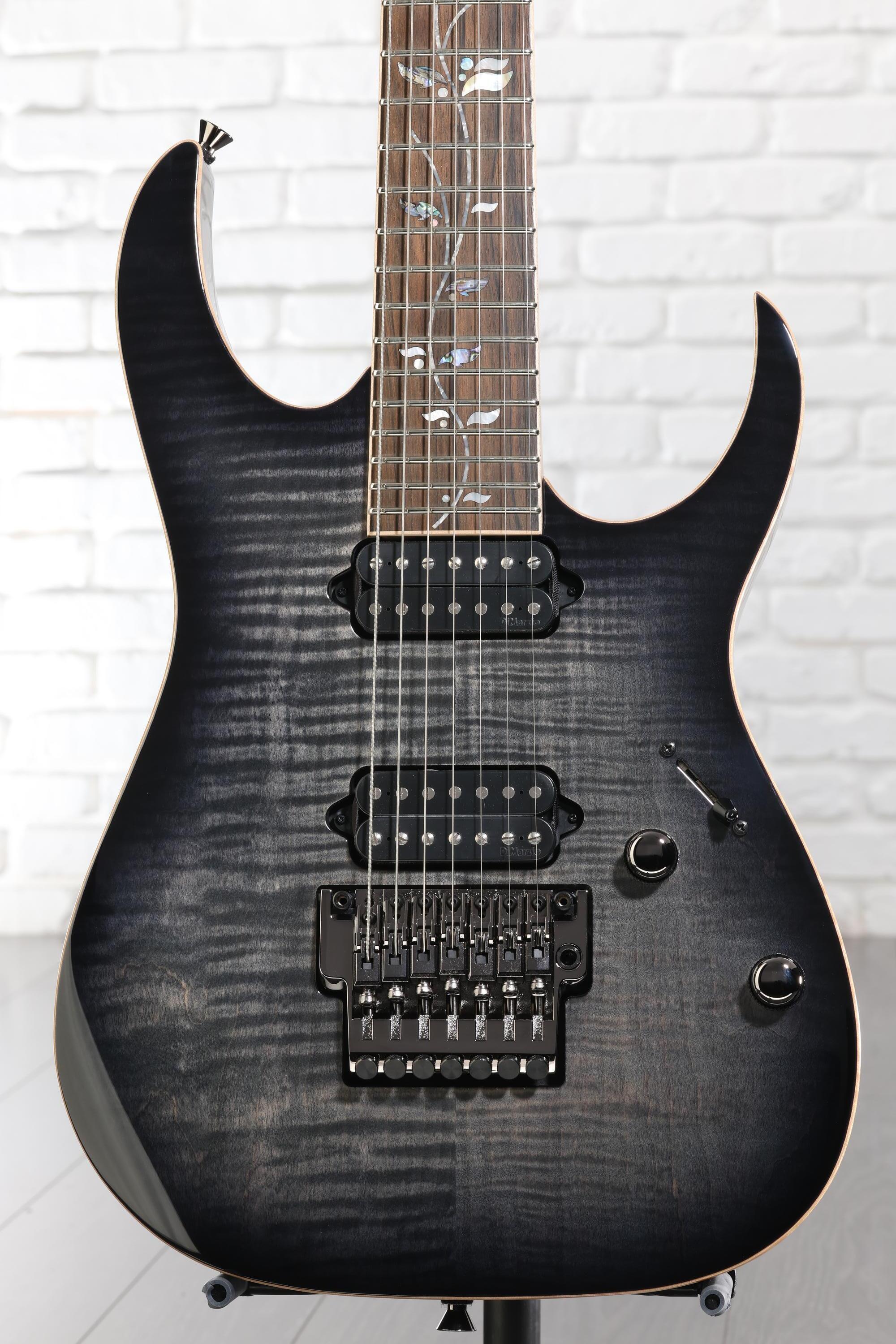 Ibanez J Custom RG8527 7-string Electric Guitar - Black Rutile