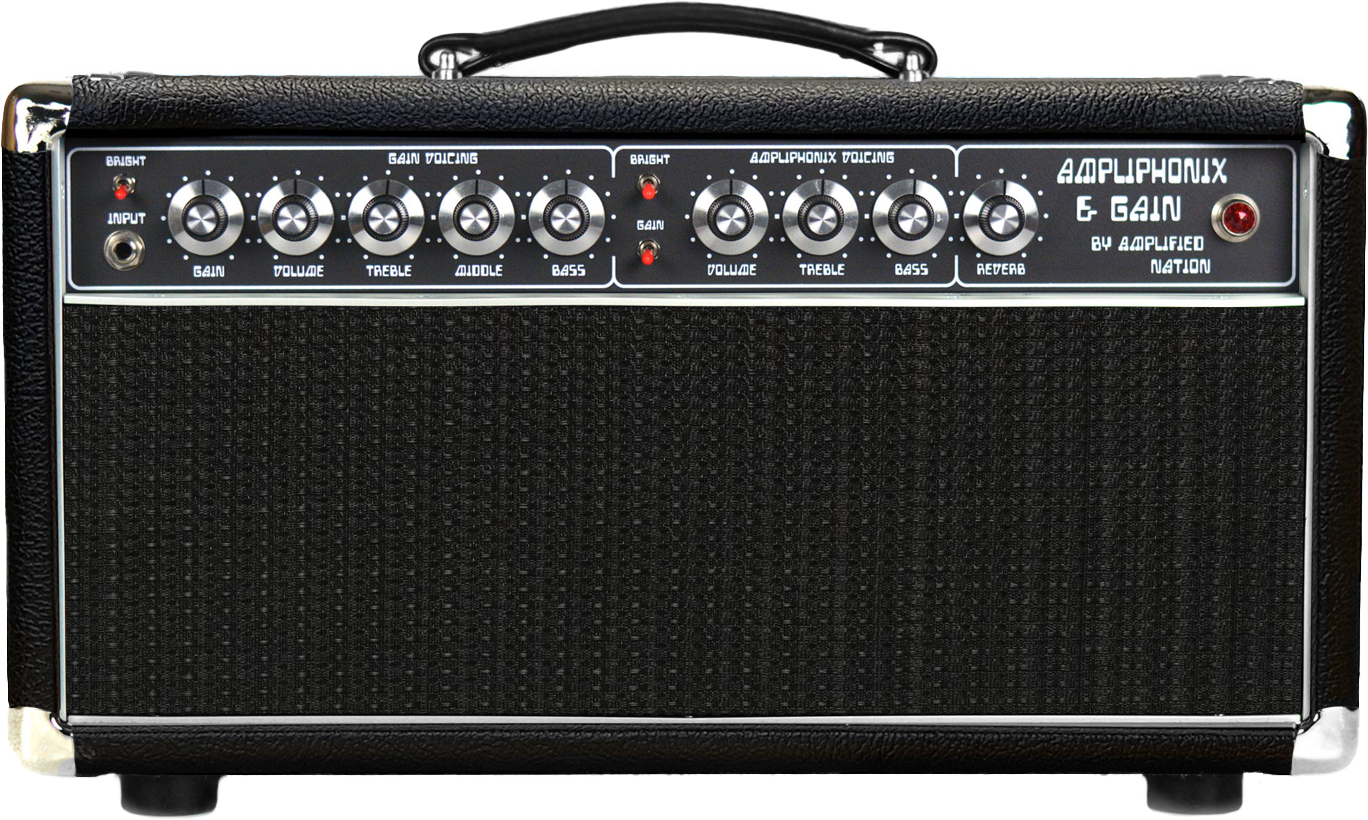 Amplified Nation Ampliphonix and Gain 50watt Tube Amplifier Head