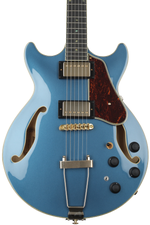Photo of Ibanez Artcore Expressionist AMH90 Hollowbody Electric Guitar - Prussian Blue Metallic
