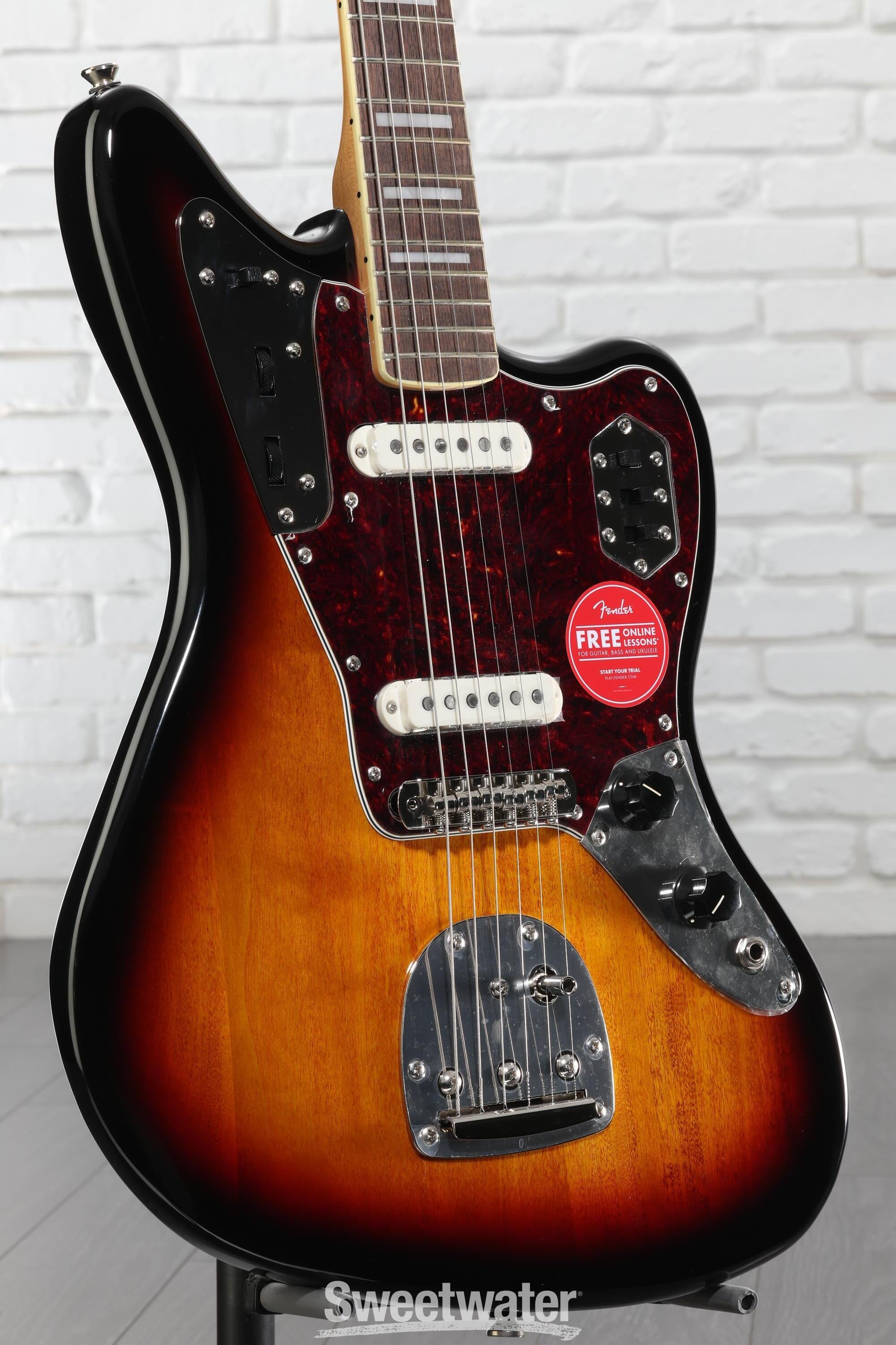 Squier Classic Vibe '70s Jaguar - 3-Tone Sunburst | Sweetwater