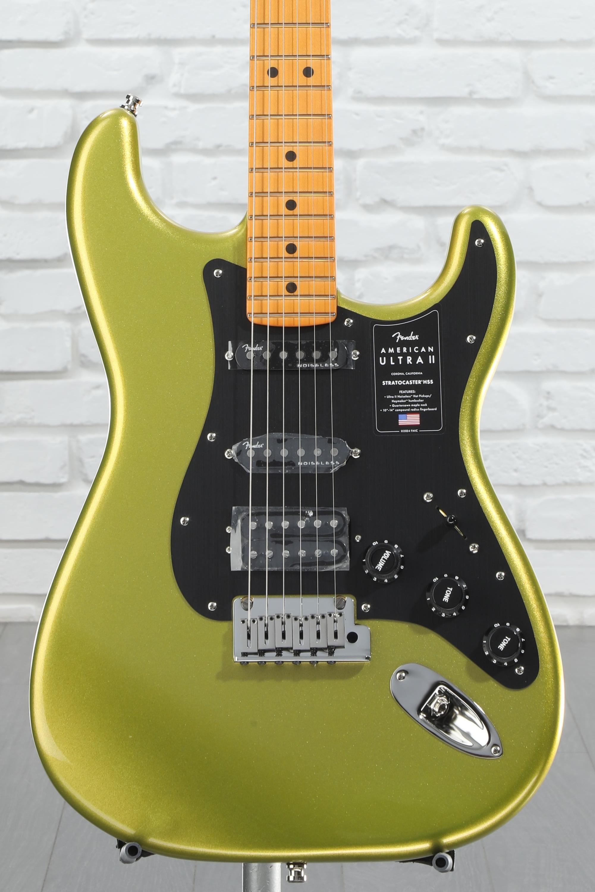 Fender American Ultra II Stratocaster HSS Electric Guitar - Solar