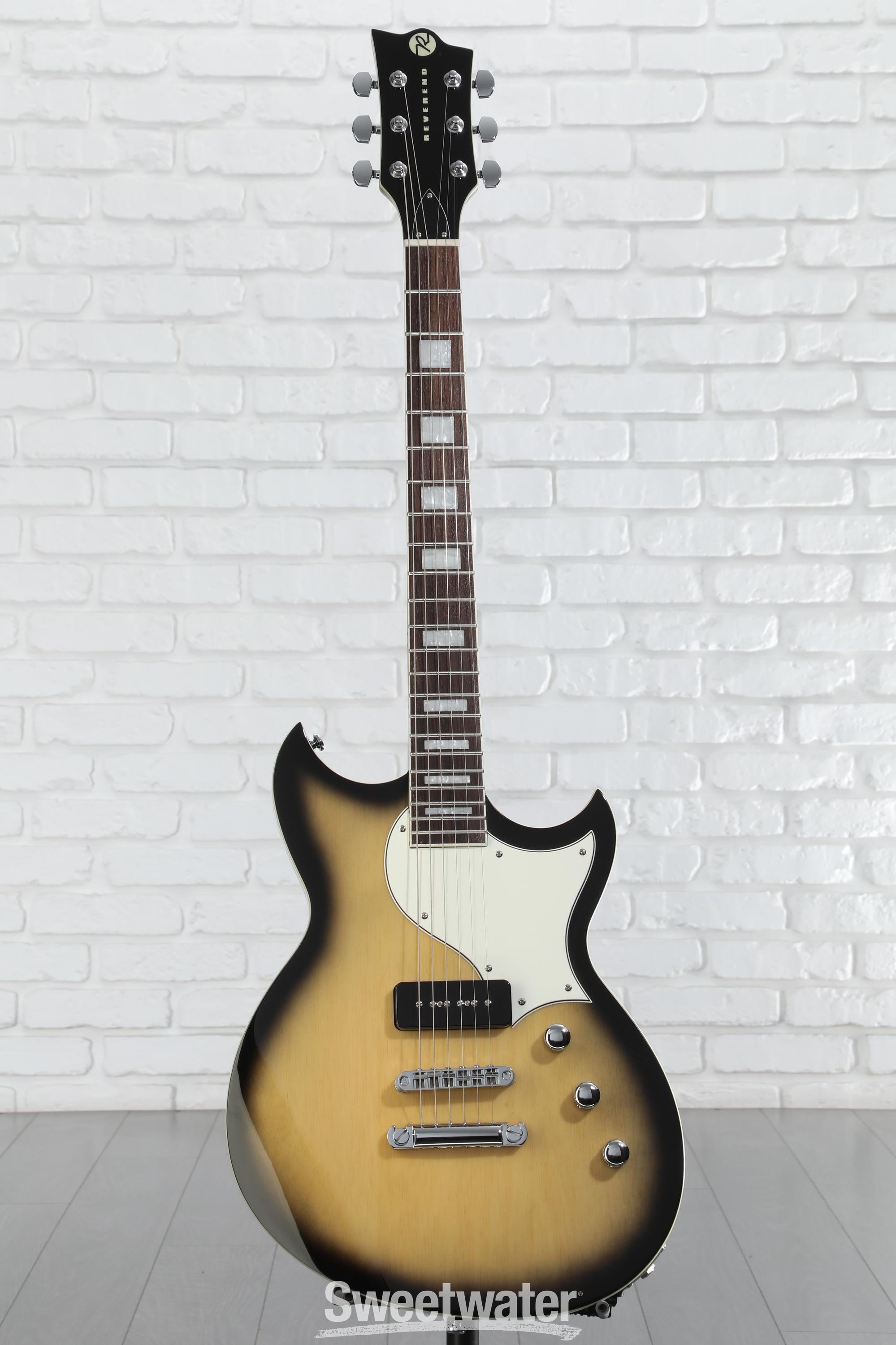 Reverend Sensei Jr. Electric Guitar - Korina Burst | Sweetwater
