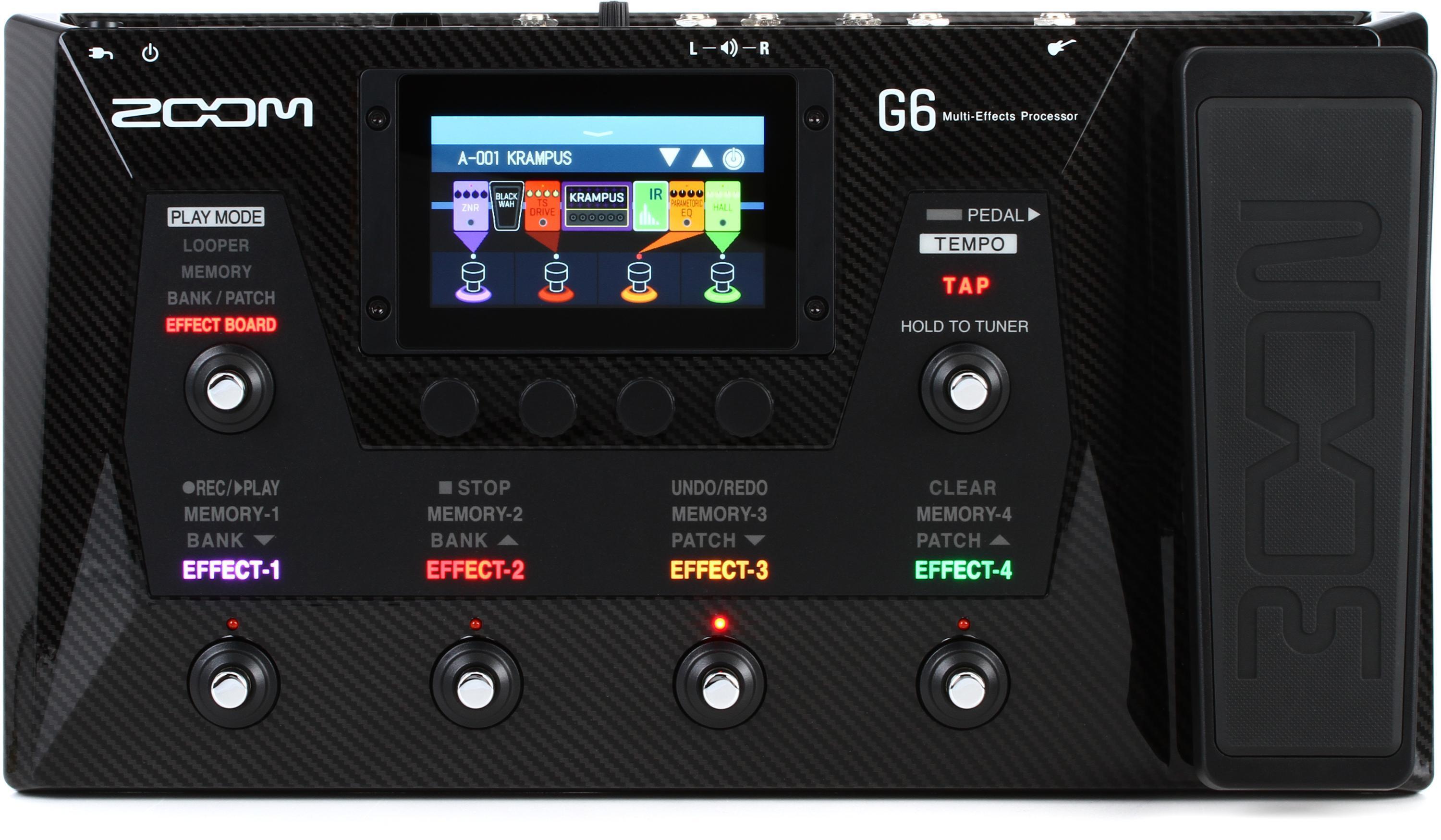 Zoom G6 Multieffects Processor Sweetwater