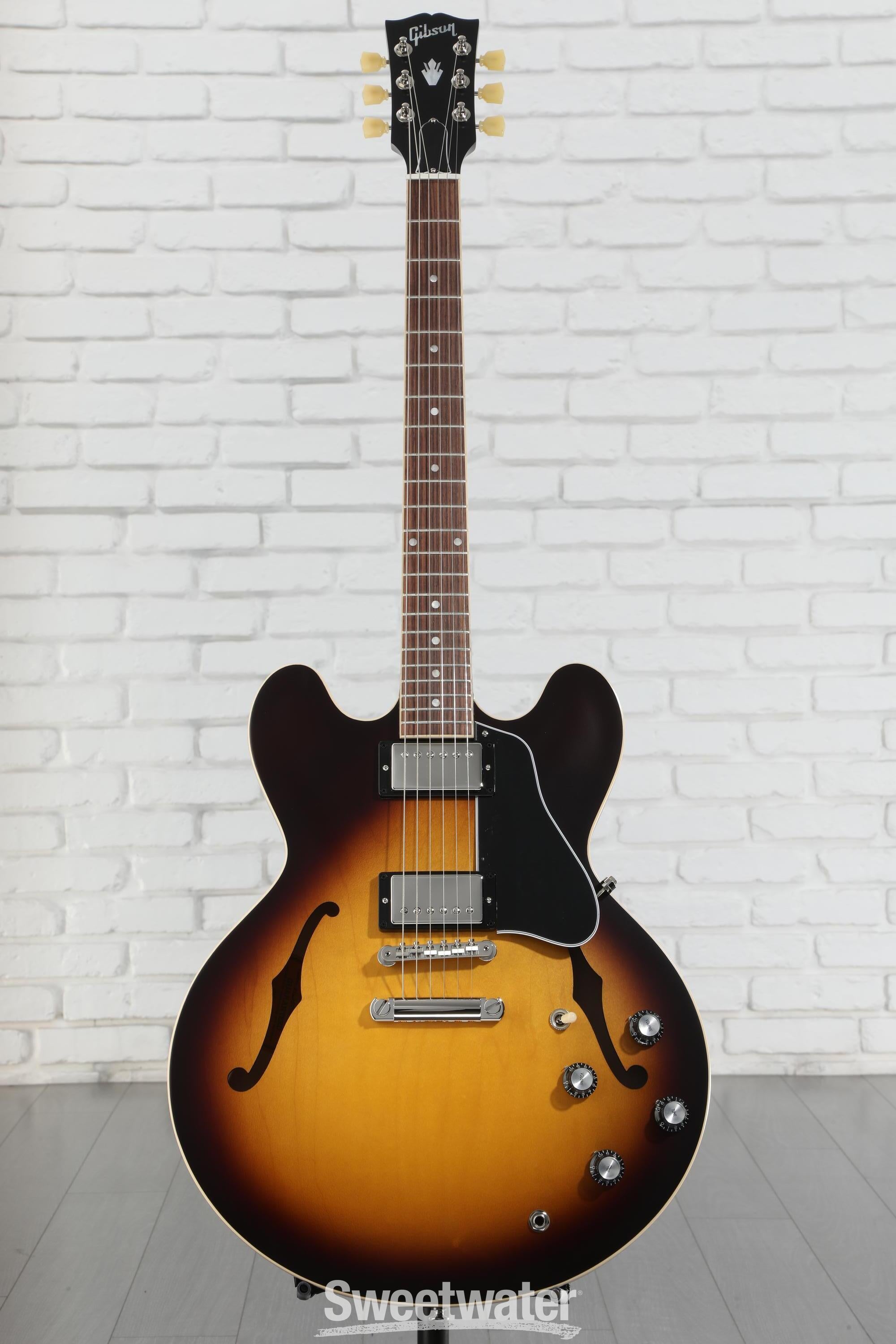 ギター Gibson ES335 Vintage sunburst Gibson ES-335 Satin Vintage Burst – United States