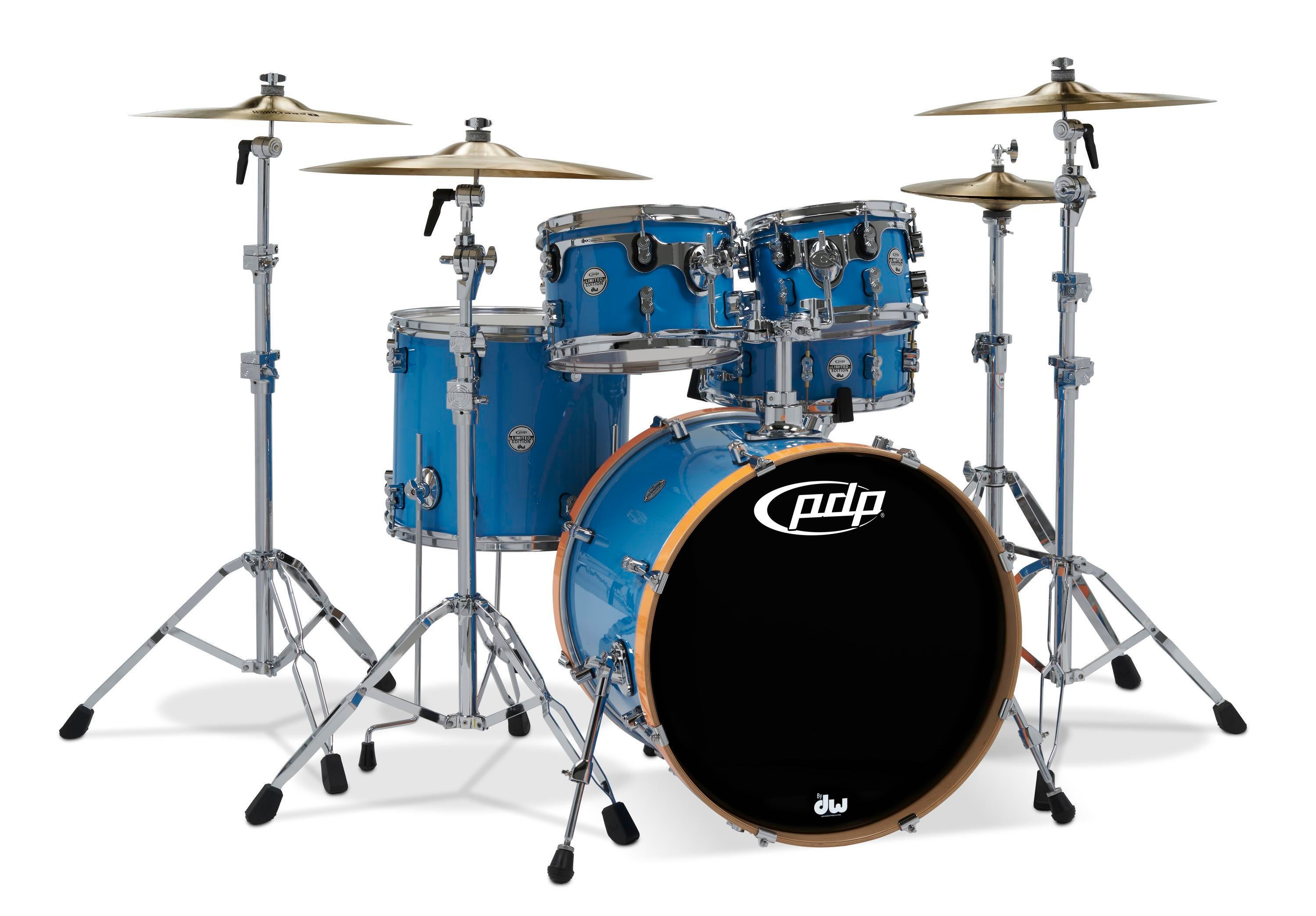 PDP Limited Edition 5-piece Shell Pack - Blue/Orange