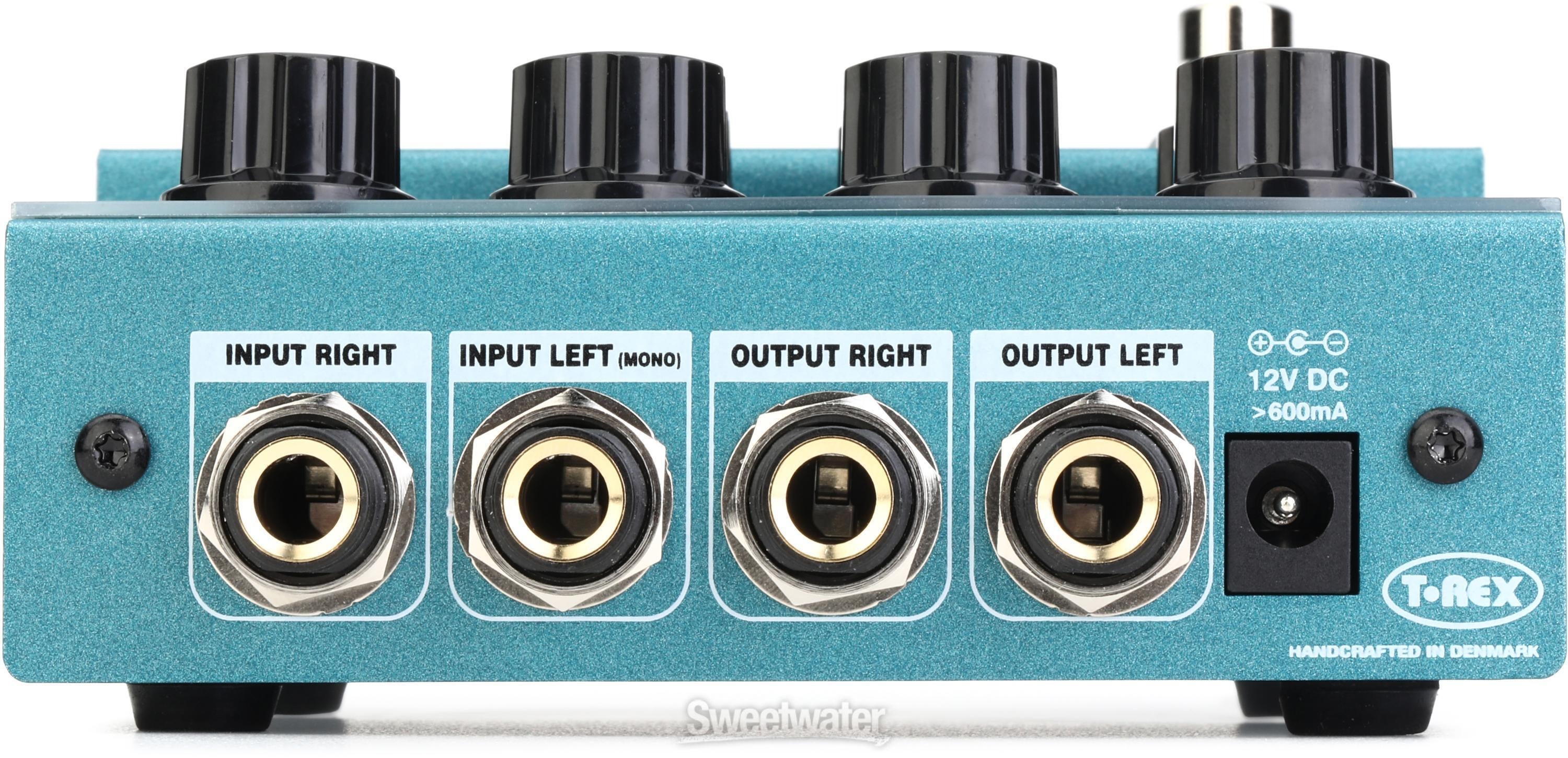 T-Rex Roommate D'lux Stereo Reverb Pedal | Sweetwater