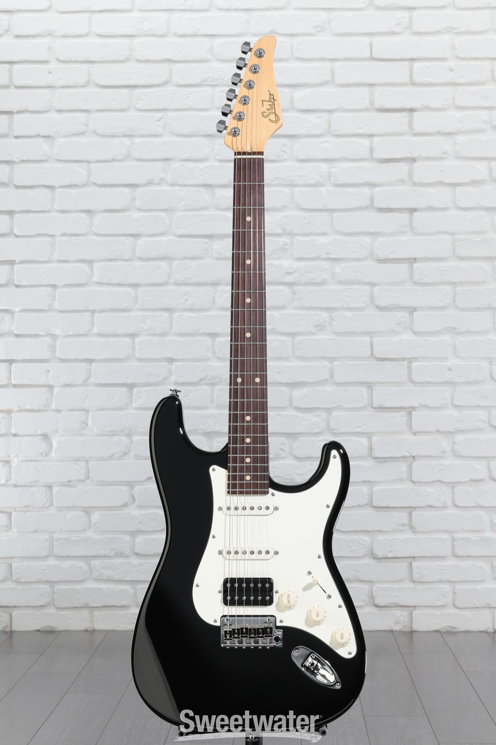 Suhr Classic S Electric Guitar - Black, HSS | Sweetwater