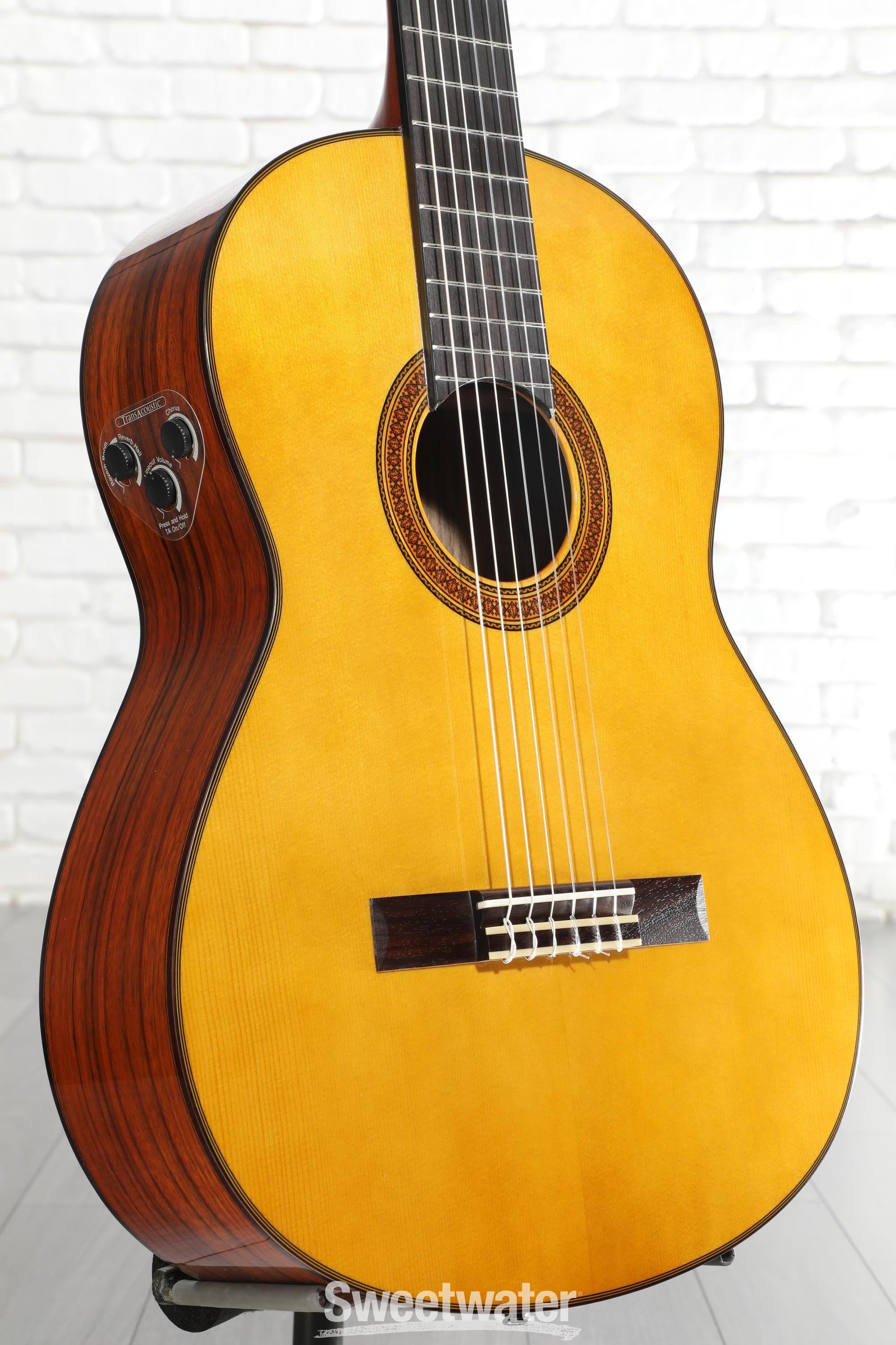 Photo of Yamaha CG-TA TransAcoustic Nylon String Guitar - Natural Gloss