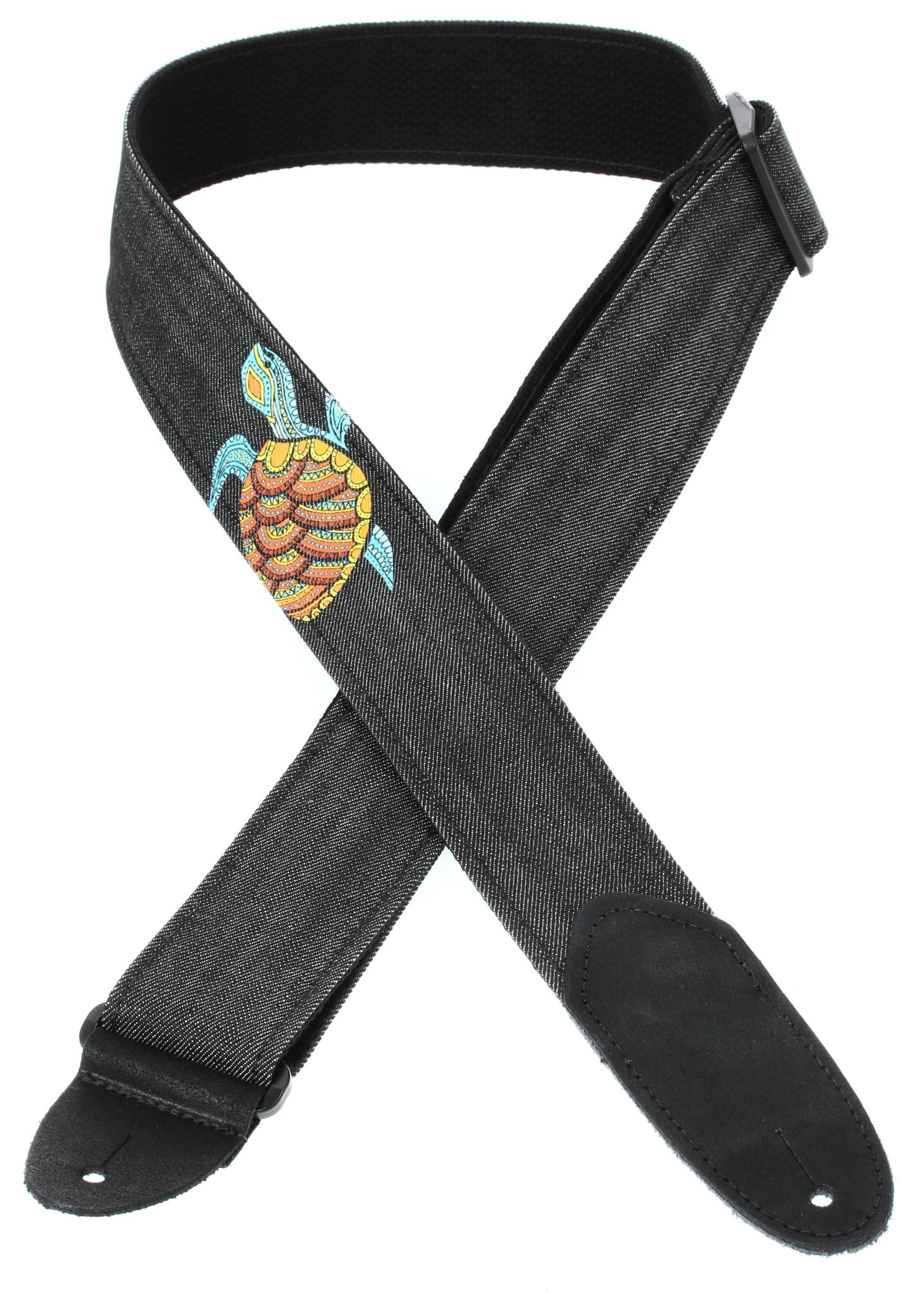 LM Products Wild Kingdom Series Guitar Strap - Turtle | Sweetwater