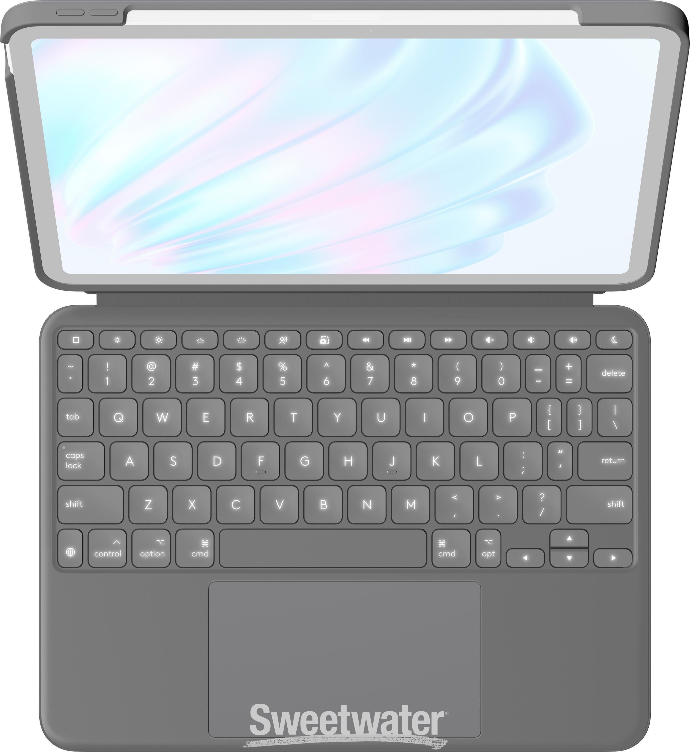 Logitech Combo Touch for 11-inch iPad Air - Gray | Sweetwater