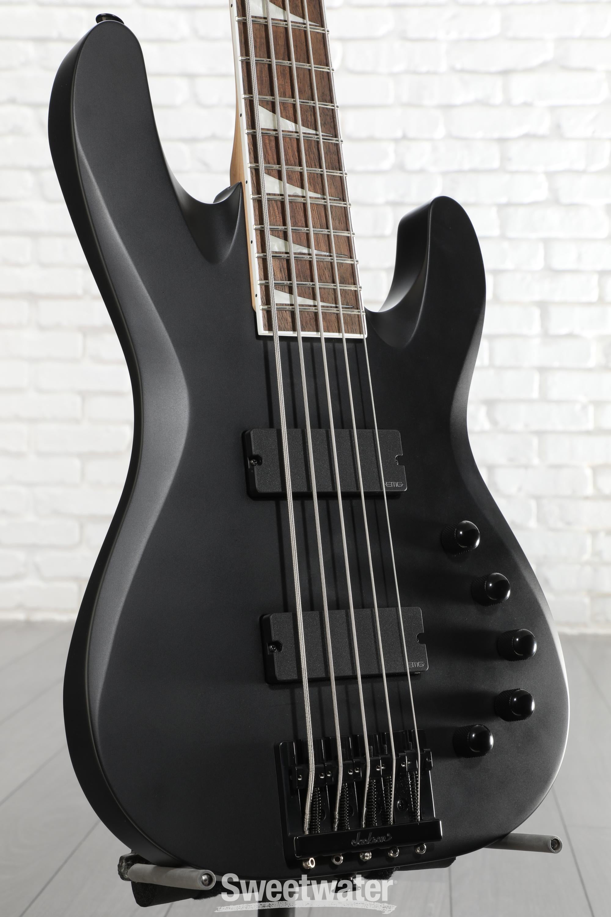 Photo of Jackson Signature David Ellefson Concert Bass CBX V - Satin Black