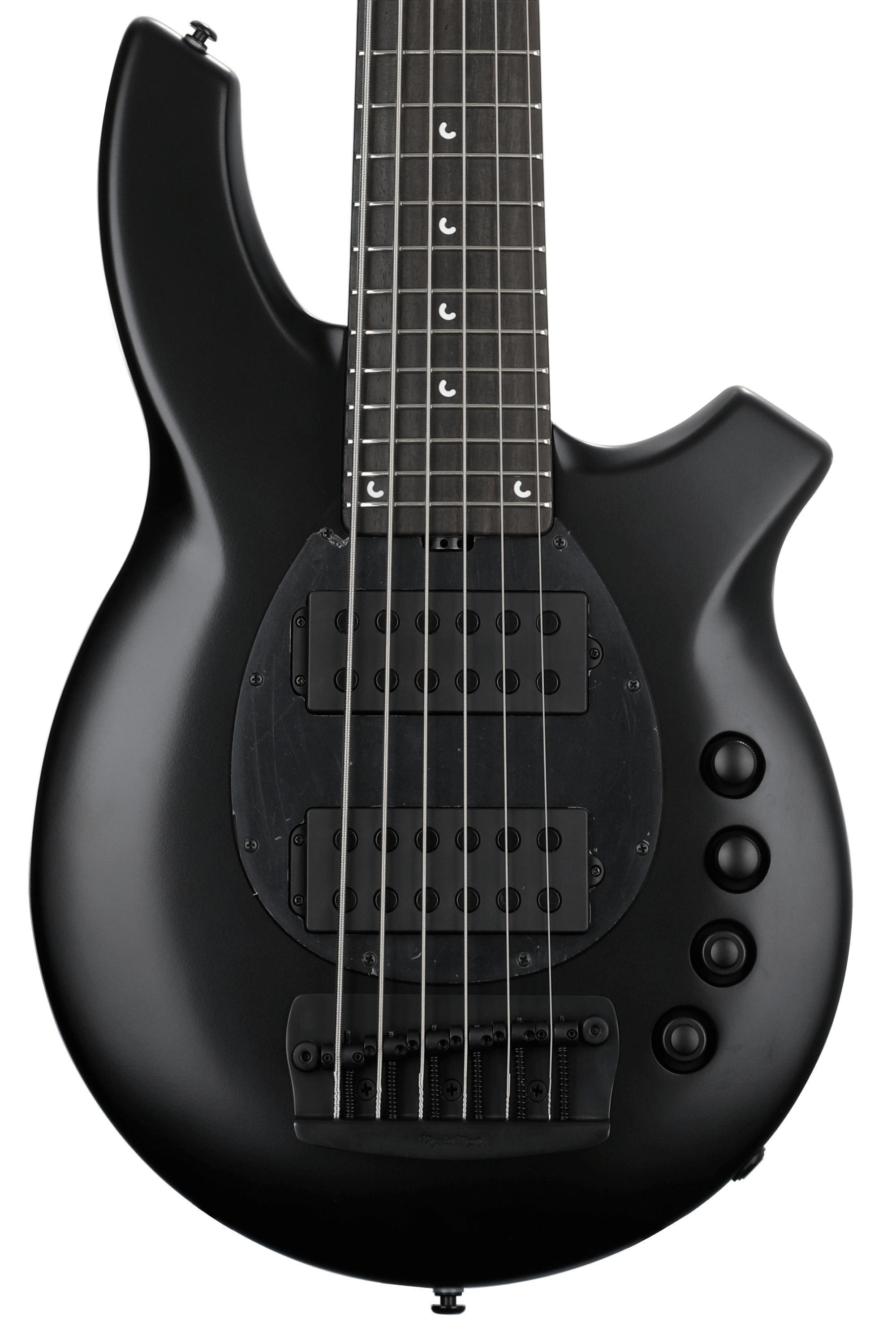 Ernie Ball Music Man Bongo 6 Bass Guitar - Stealth Black | Sweetwater