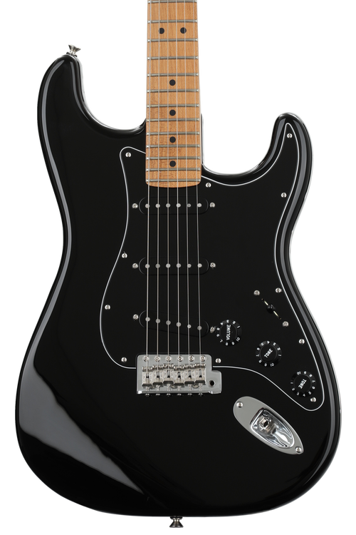 Fender American Special Stratocaster Sweetwater Exclusive - Black w/  Roasted Maple Neck & Fingerboard