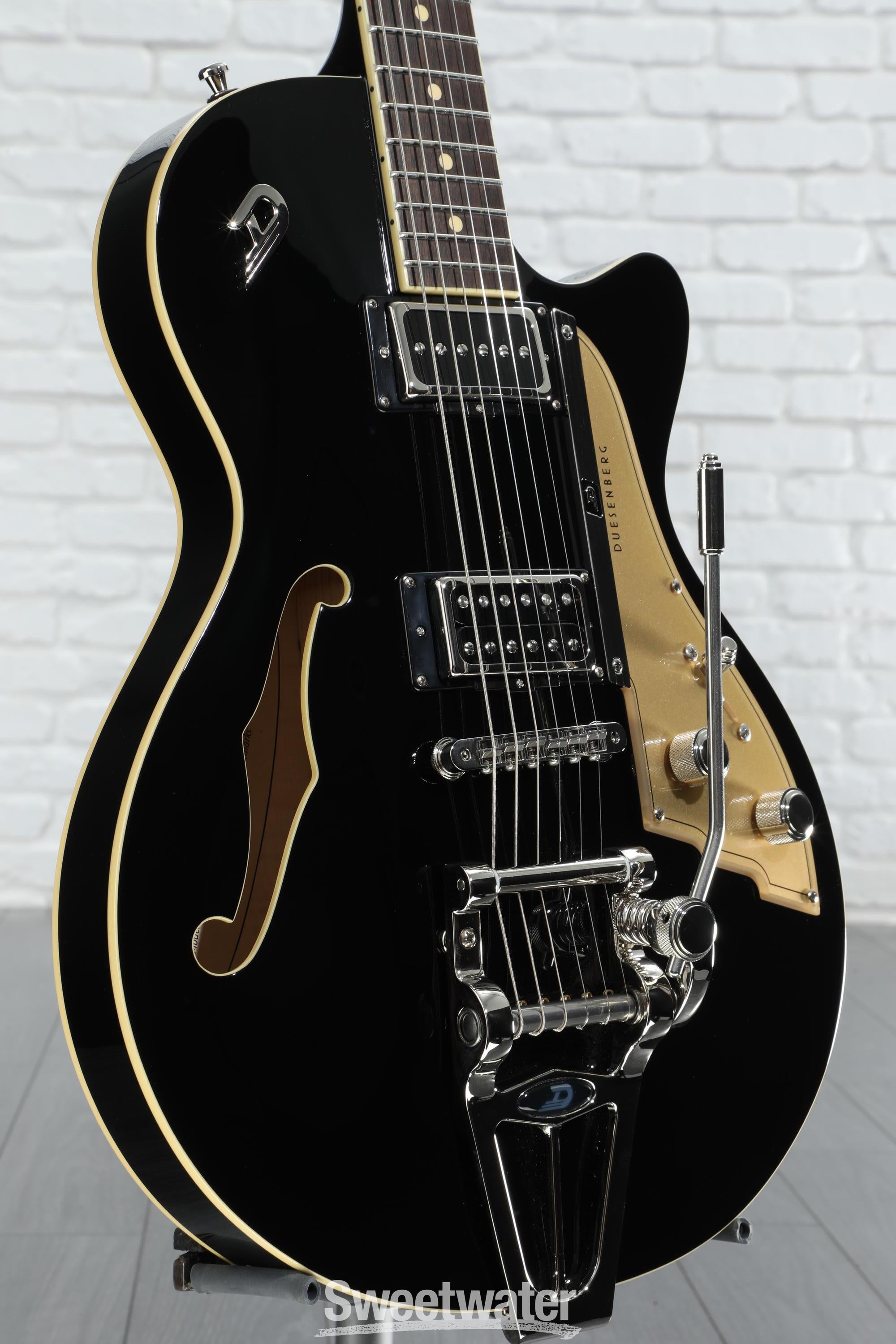 ギター Duesenberg StarPlayer TV Black Duesenberg Starplayer TV Semi-hollowbody Electric Guitar
