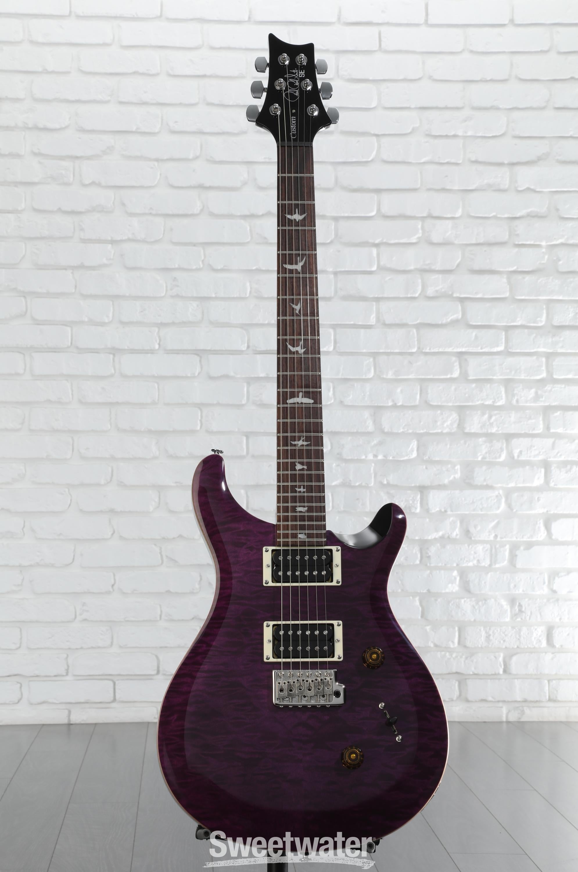 PRS SE Custom 24 Electric Guitar - Amethyst, Sweetwater