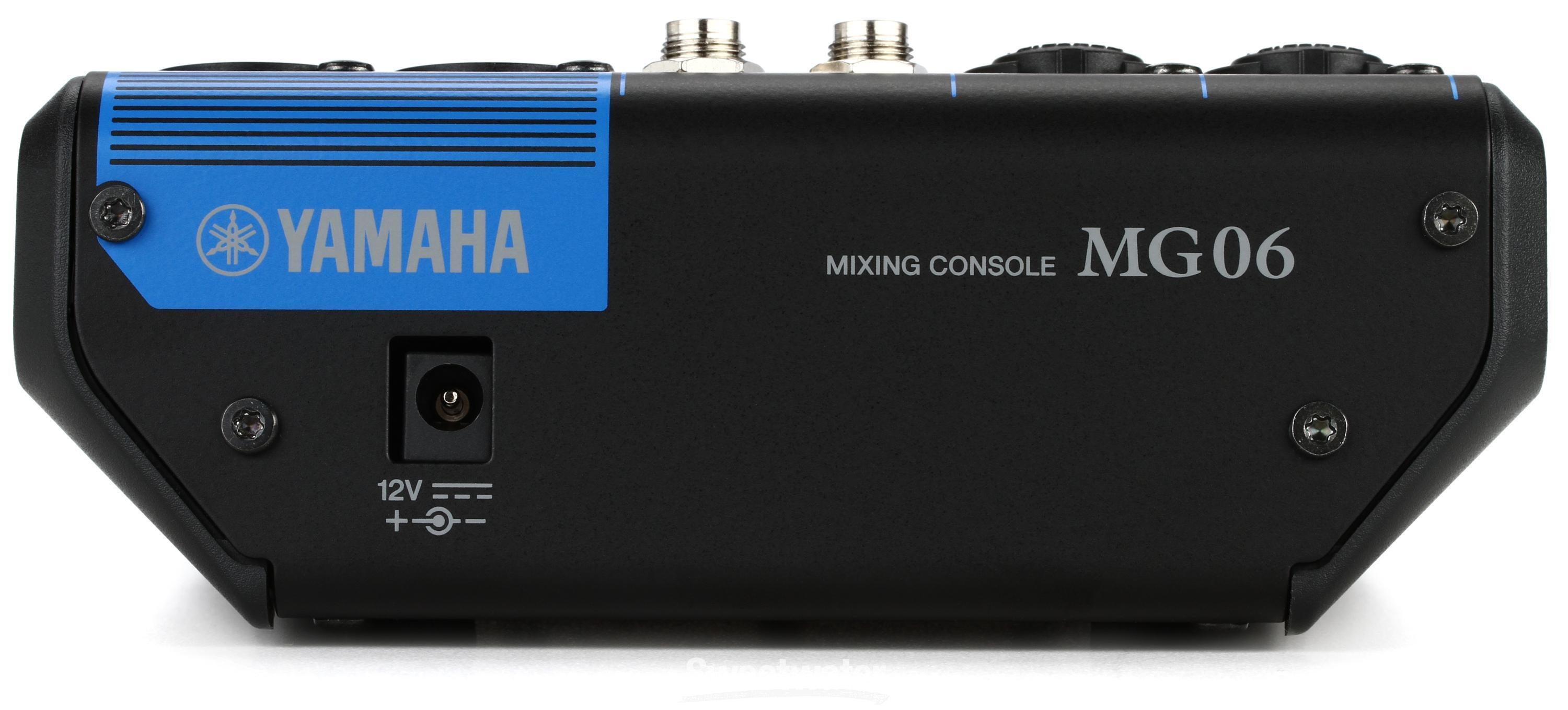 Yamaha MG06 6-channel Analog Mixer | Sweetwater