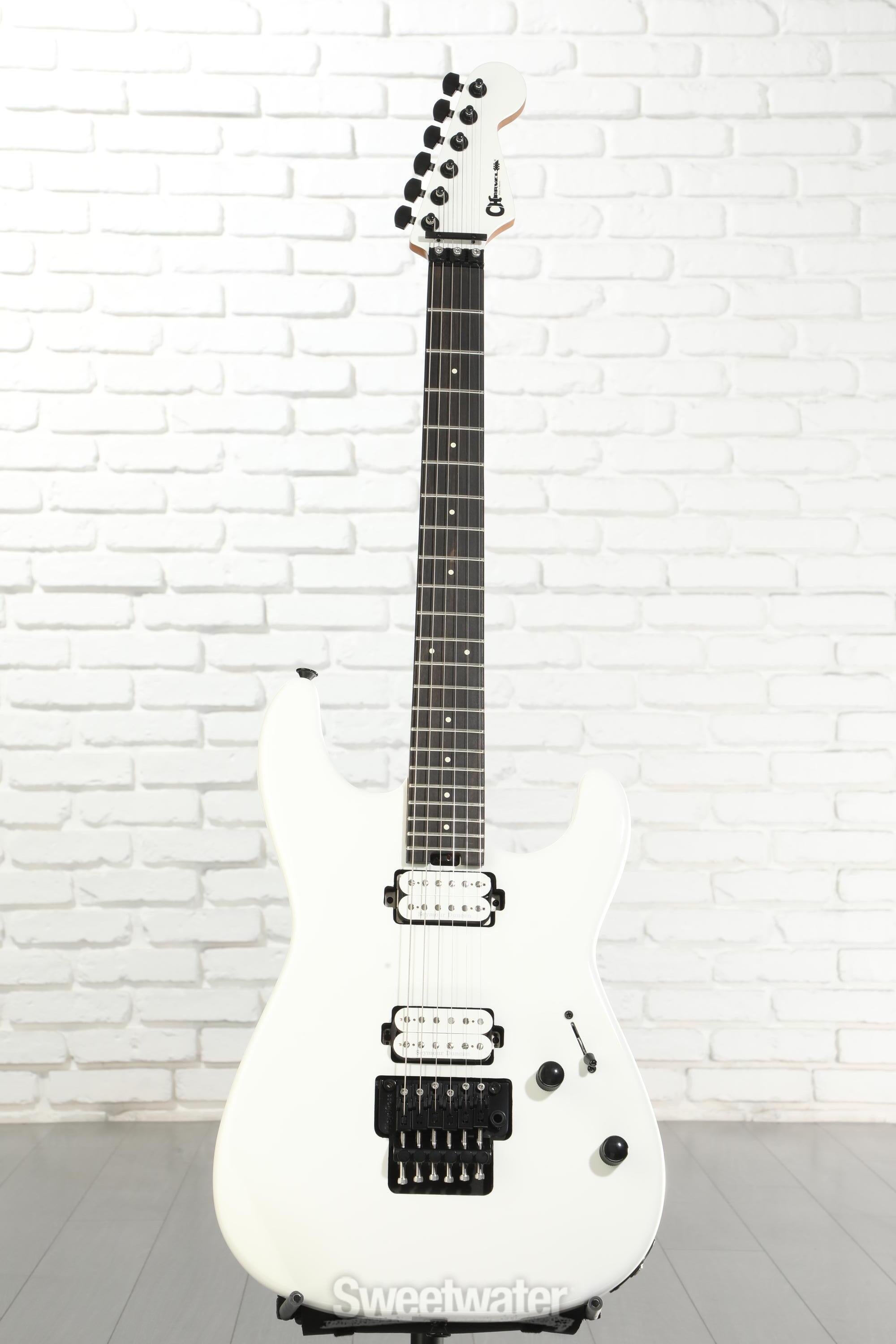Charvel Pro-Mod Plus SC1 HH FR Electric Guitar - Snow White