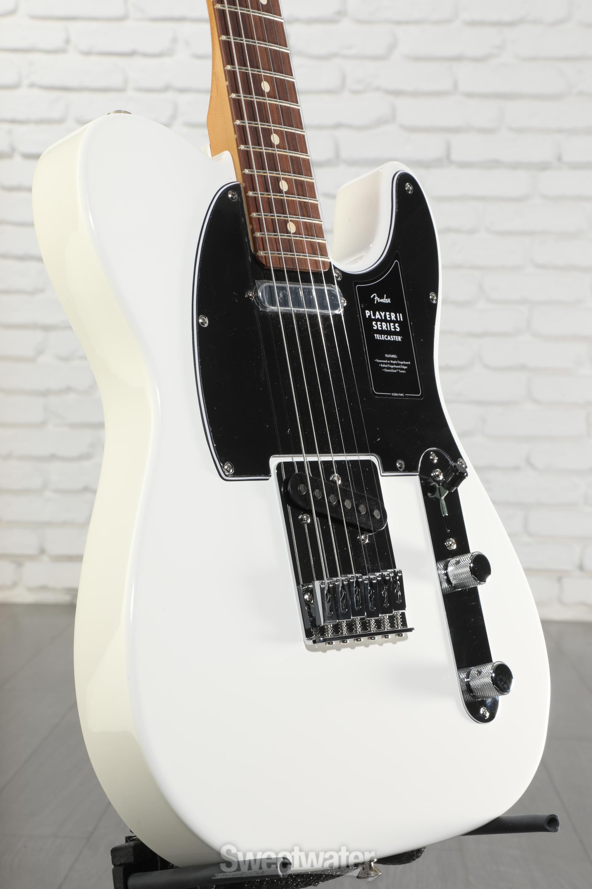 ギター Fender Player II Telecaster Polar White Amazon.com: Fender Player II Telecaster Electric Guitar - Polar
