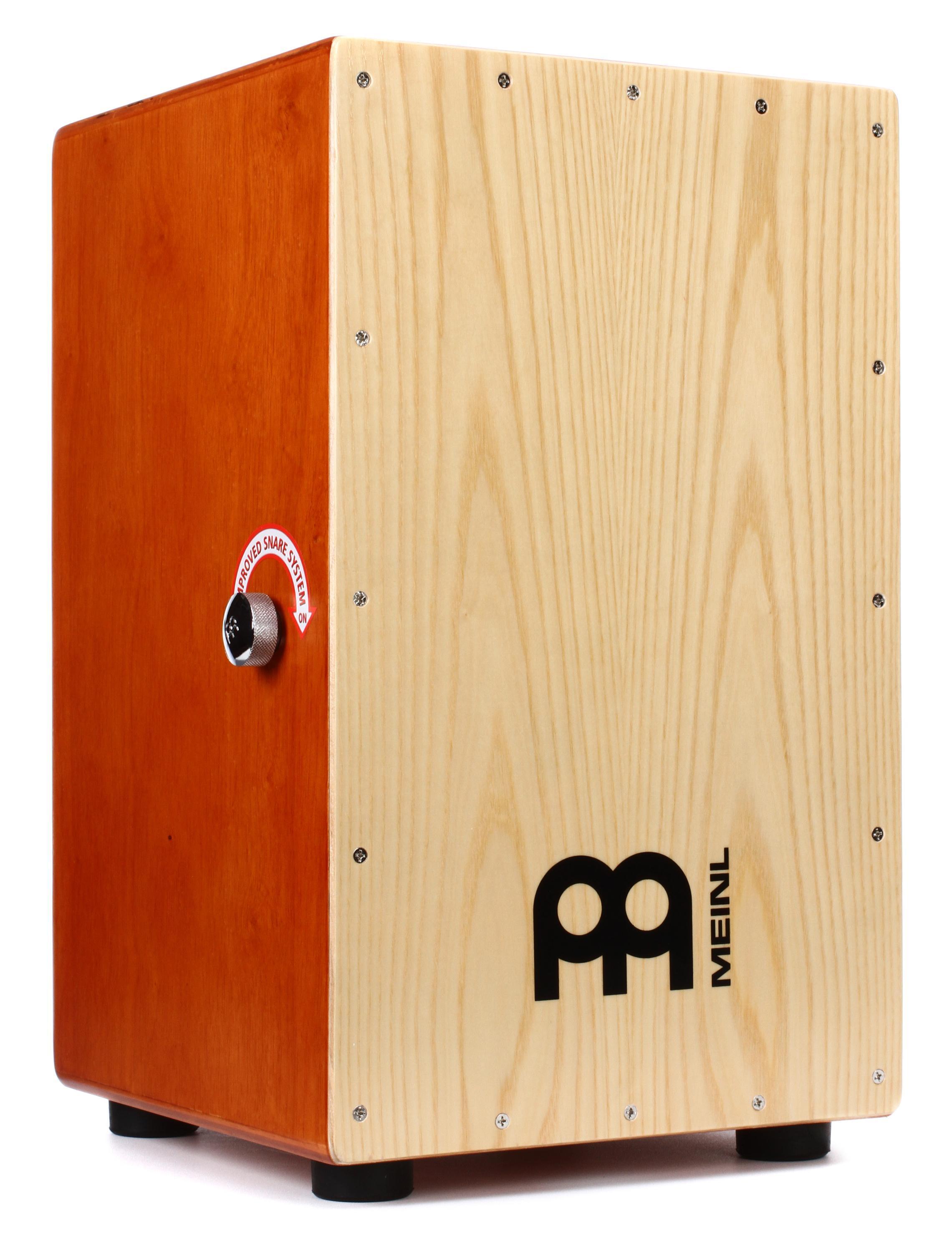 Meinl Percussion Modern Snare Cajon White Ash Frontplate | Sweetwater