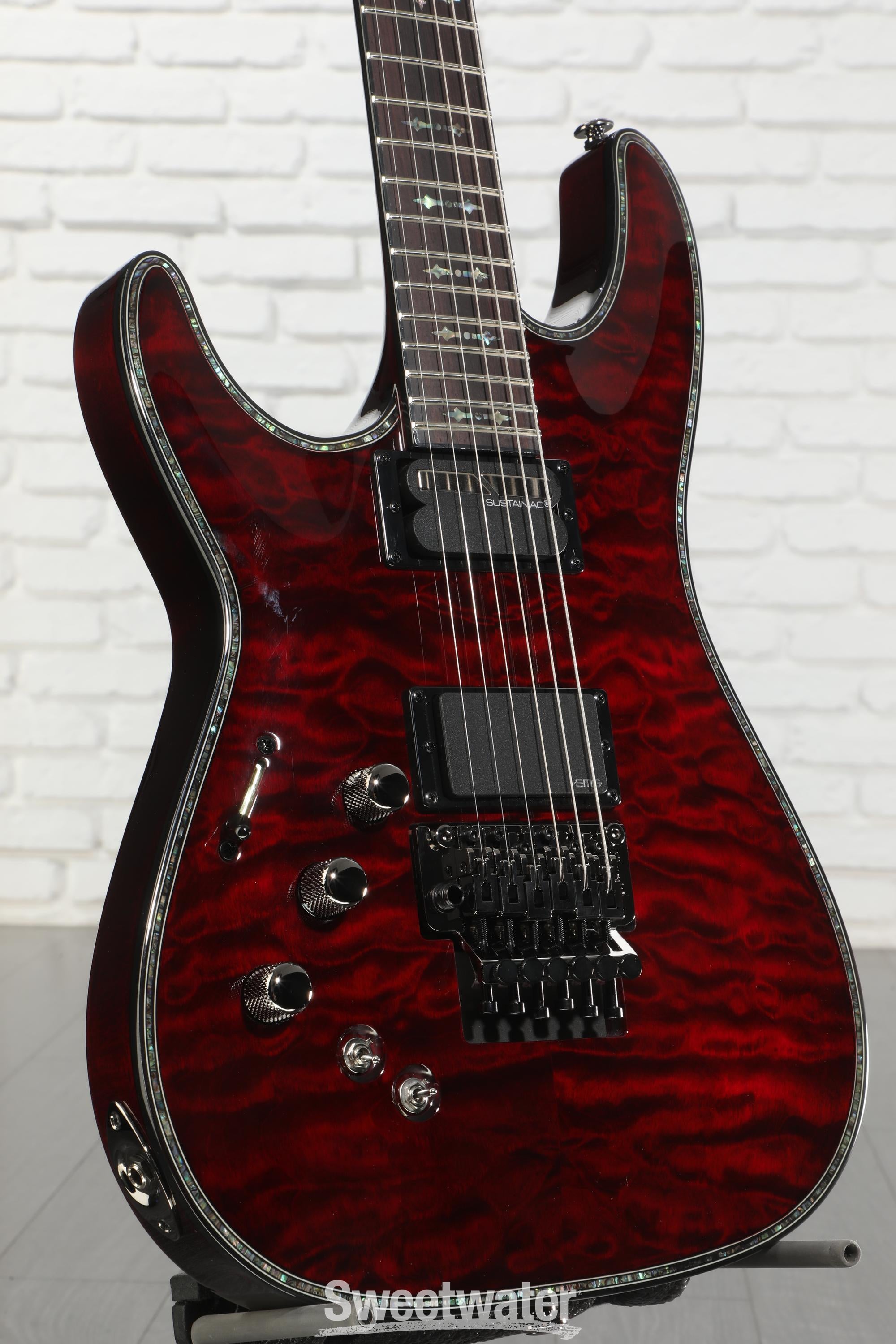 Schecter Hellraiser C-1 FR-S Left-handed - Black Cherry | Sweetwater
