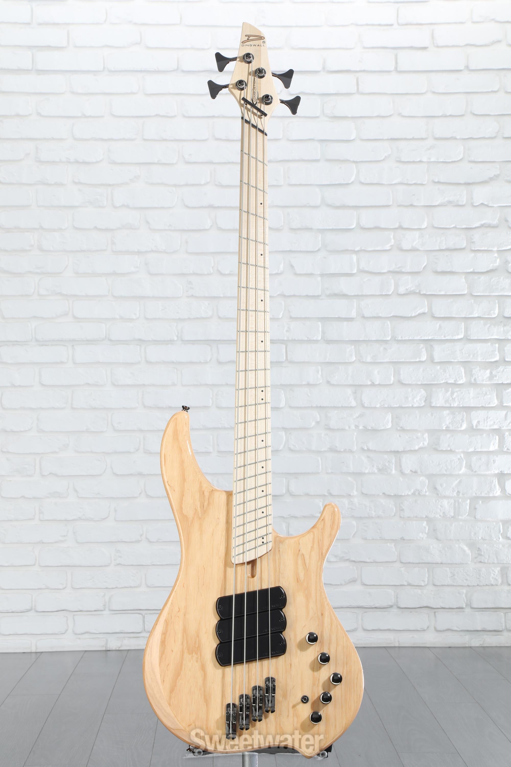 Dingwall Guitars Combustion 4-string Electric Bass - Natural Ash with Maple  Fingerboard