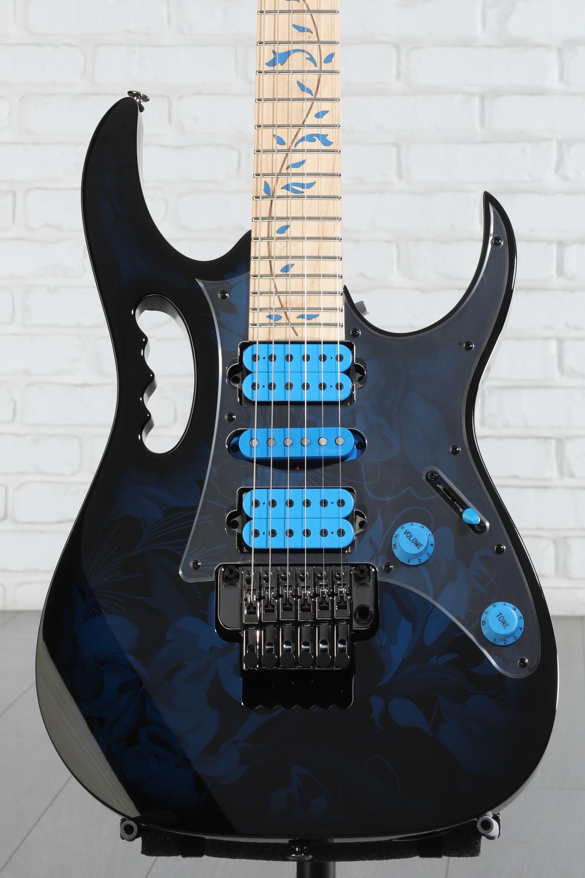 Ibanez Steve Vai Signature JEM77 - Blue Floral Pattern | Sweetwater