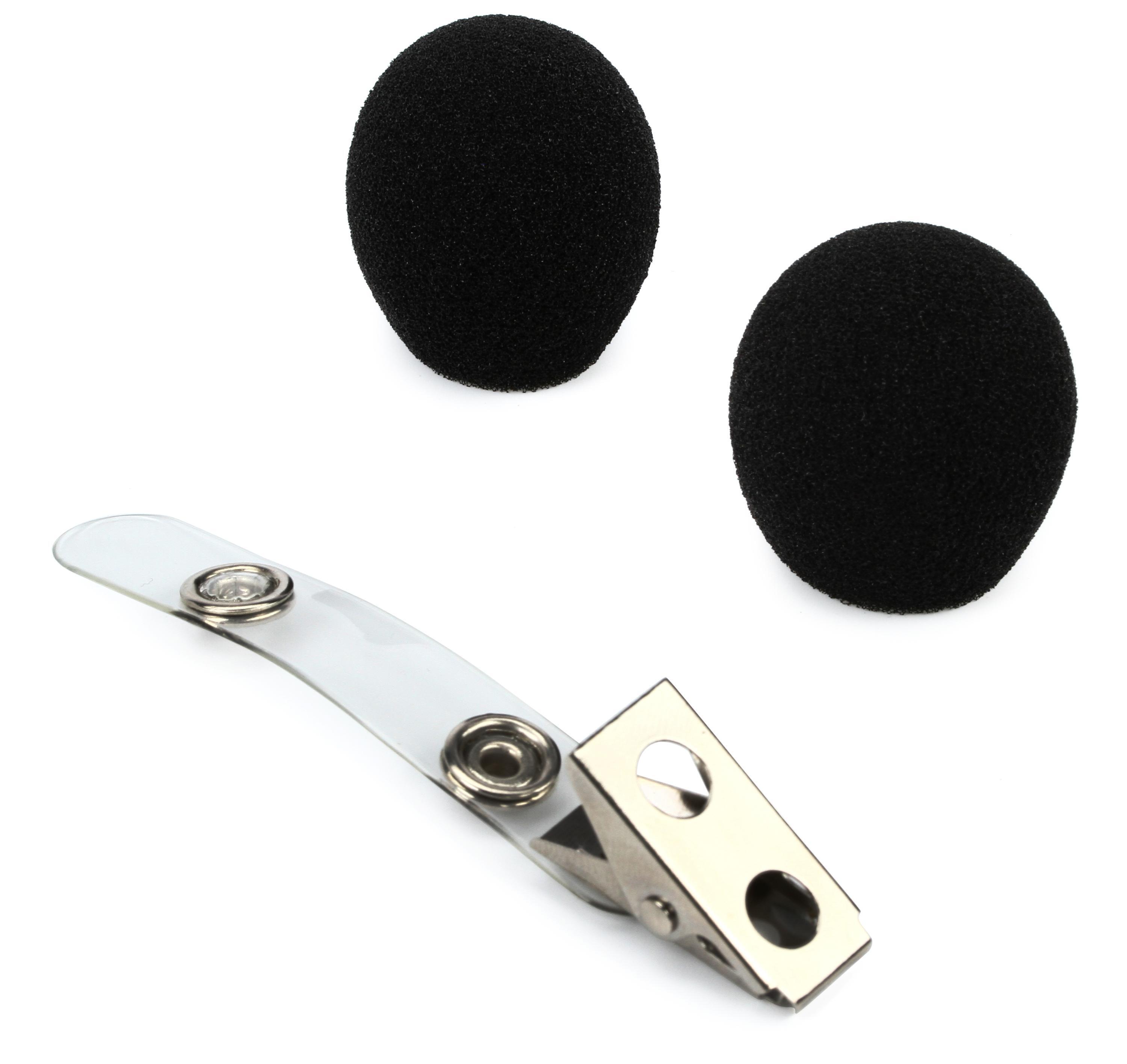 RK377 - Replacement Kit with Clip + 2 Foam Windscreens for