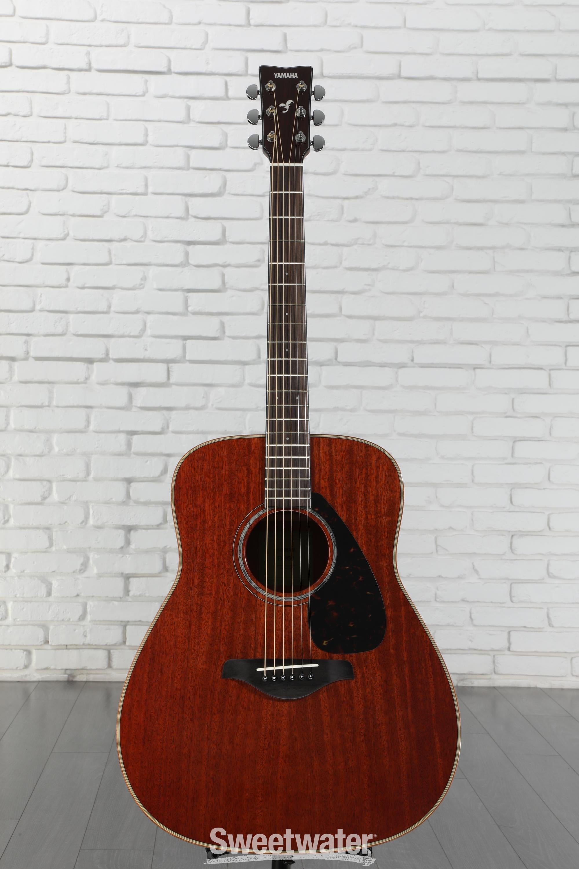Yamaha FG850 Dreadnought Acoustic Guitar - Natural | Sweetwater