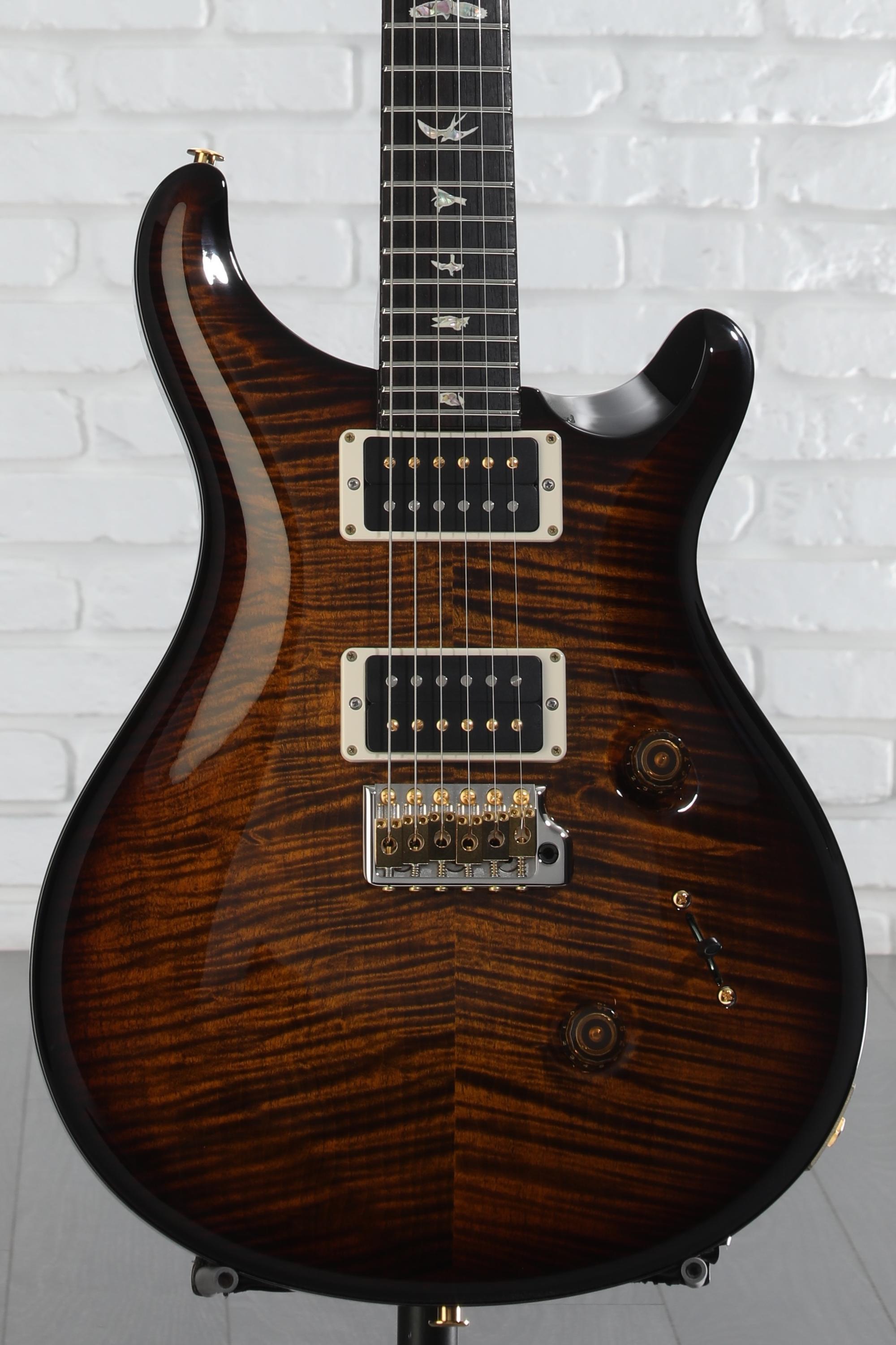 Platinum PRS Custom 24 Electric Guitar Gray Black | Guitar