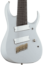 Photo of Ibanez Axe Design Lab RGDMS8 Multi-scale 8-string Electric Guitar - Classic Silver Matte
