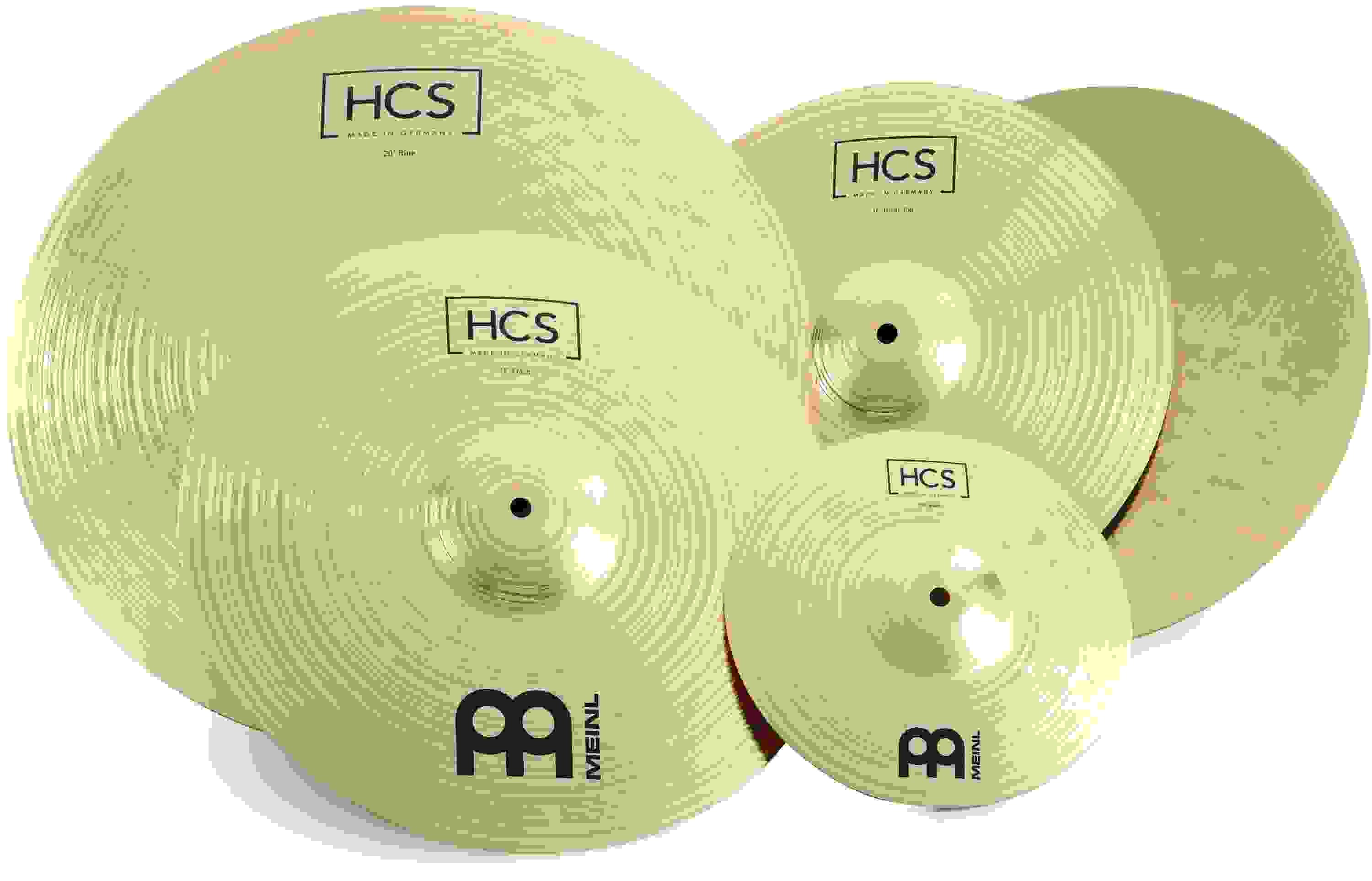 Meinl Cymbals HCS Basic Set 14/16/20inch with Free 10inch Splash