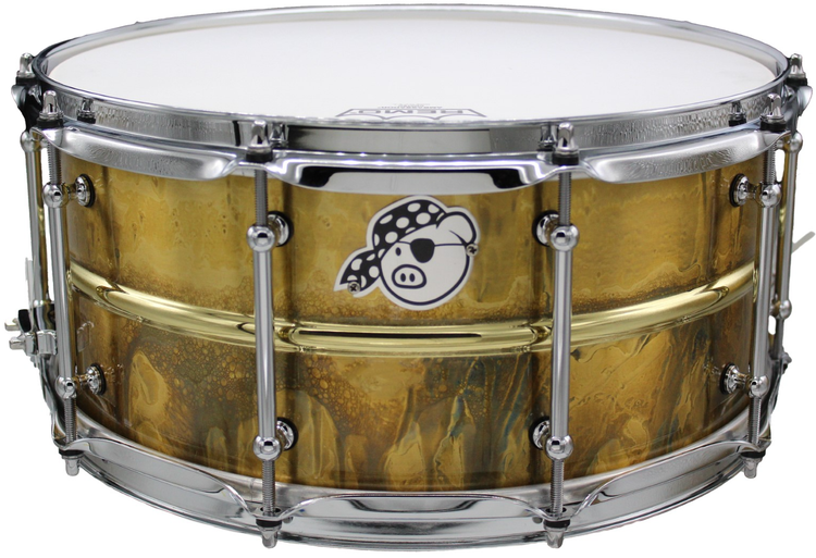 Brass Patina Snare Drum - 6.5 x 14 inch - Sweetwater