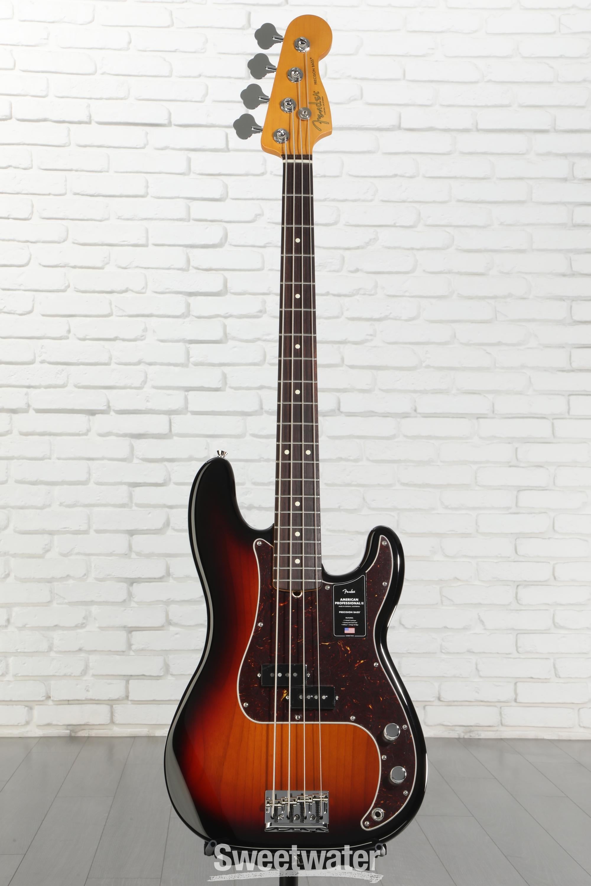 Fender American Professional II Precision Bass Guitar - 3-color