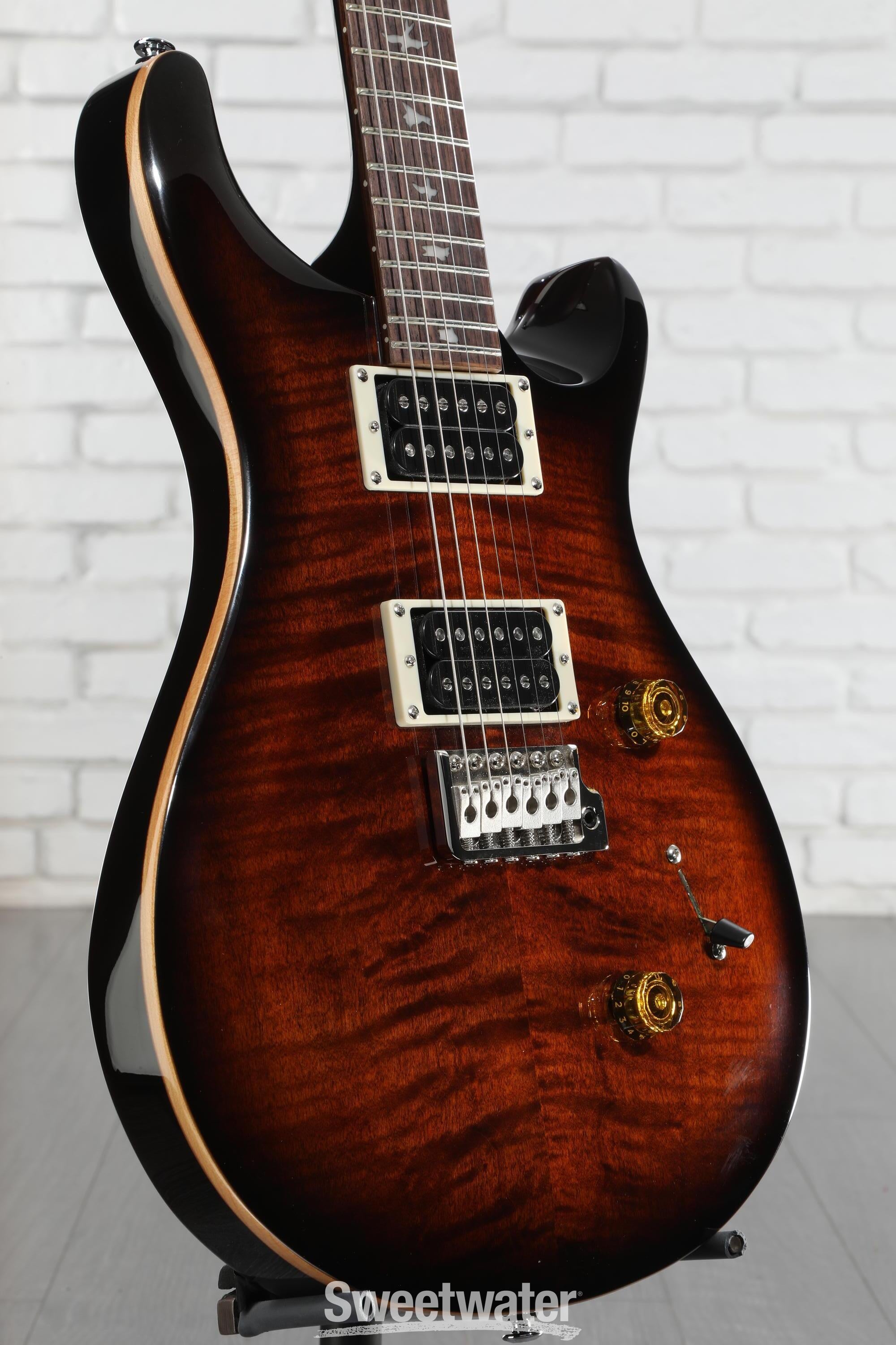 PRS SE Custom 24 Electric Guitar - Black Gold Sunburst