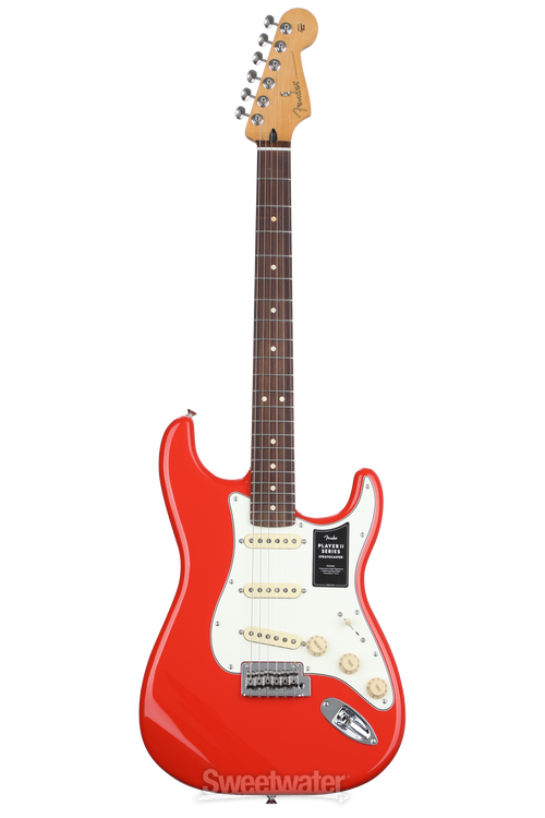 Fender Player II Stratocaster Electric Guitar - Coral Red